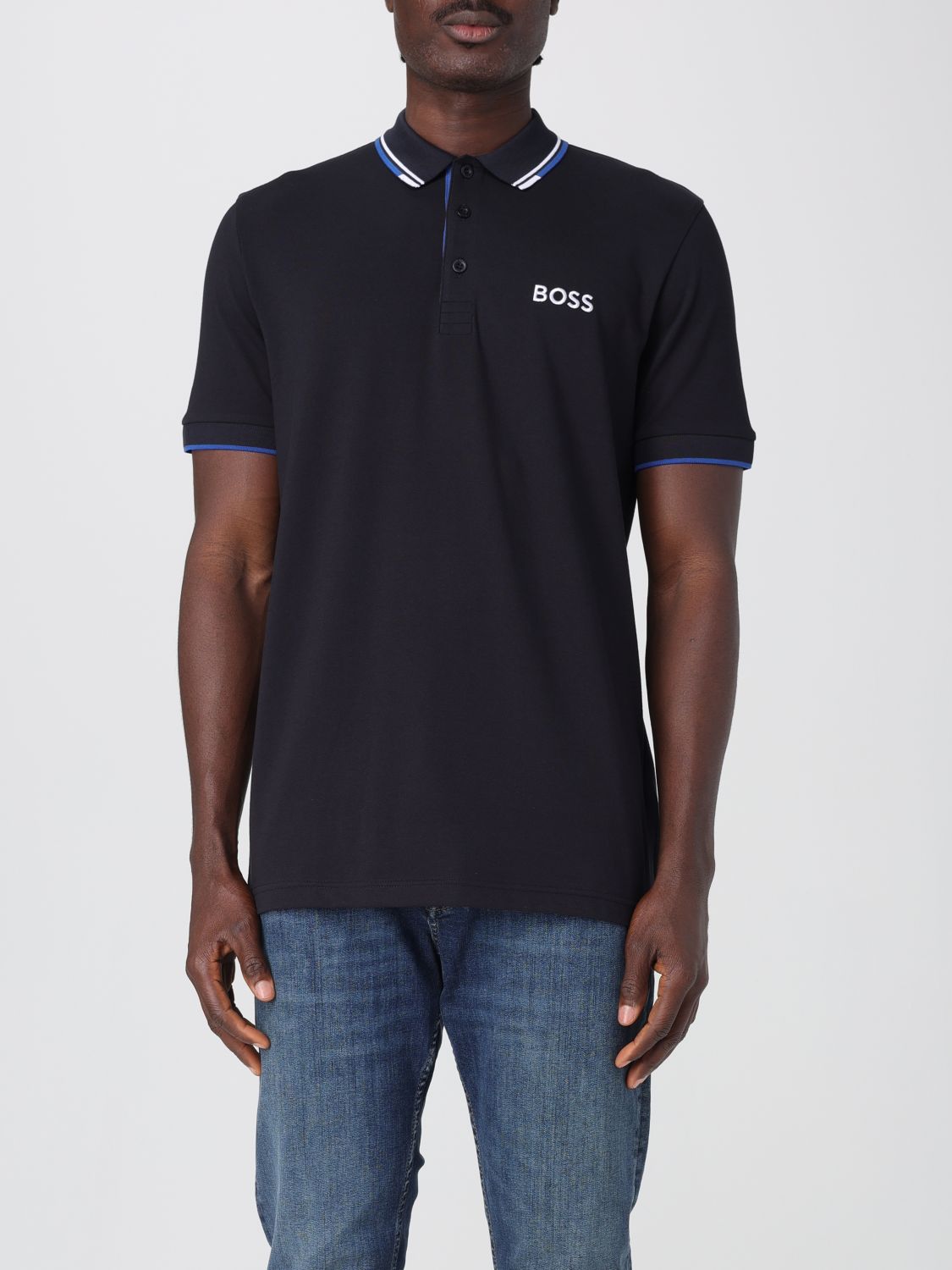 Shop Hugo Boss Polo Shirt Boss Men Color Blue 2