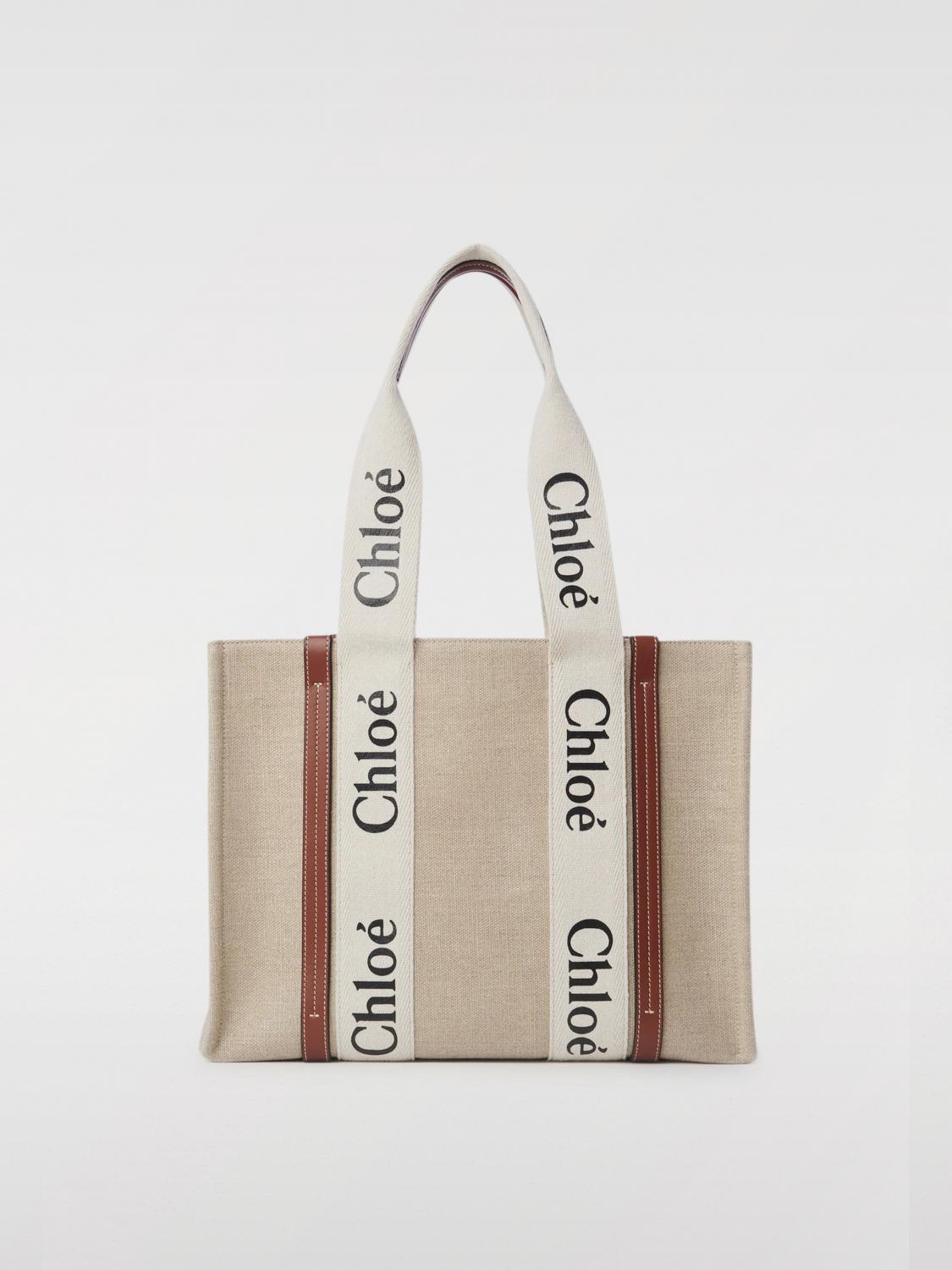 CHLOÉ TOTE BAGS CHLOÉ WOMAN COLOR SAND G61196054