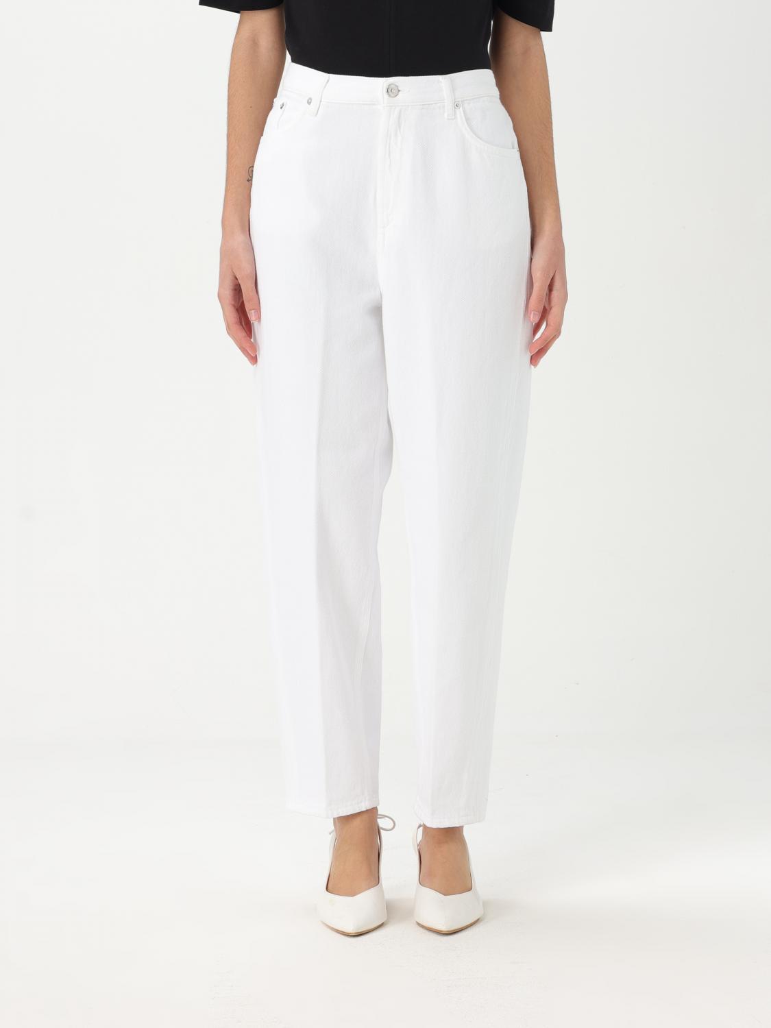 Dondup Jeans  Woman Color White In White