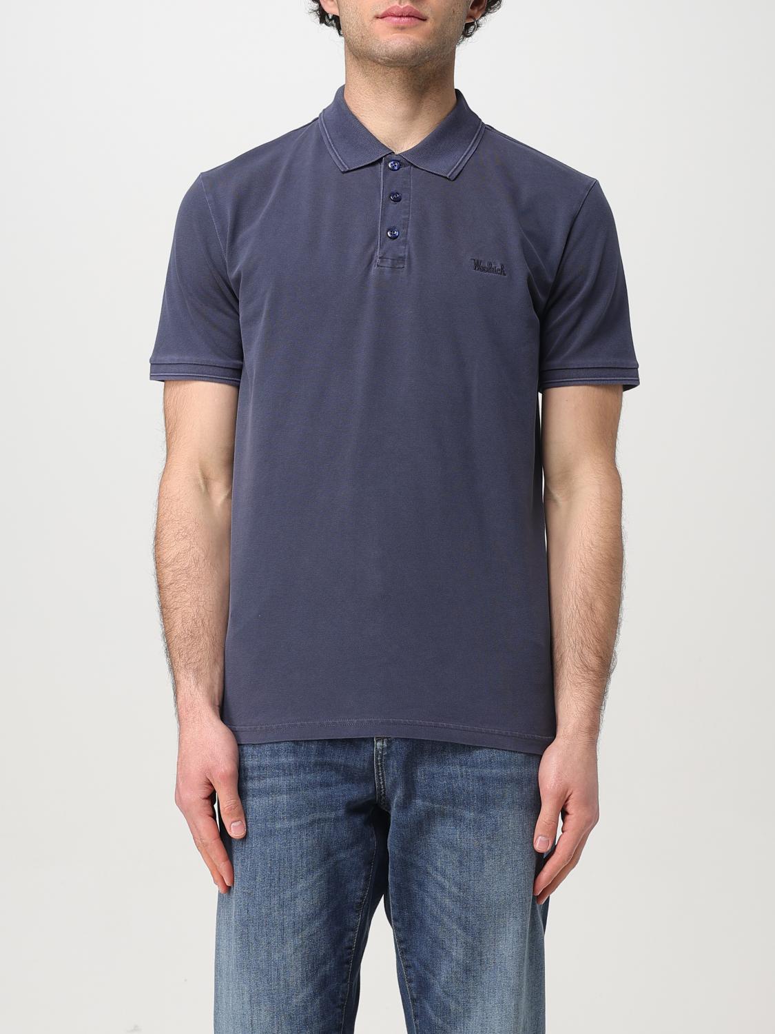 Woolrich Polo Shirt  Men Color Blue In Blue