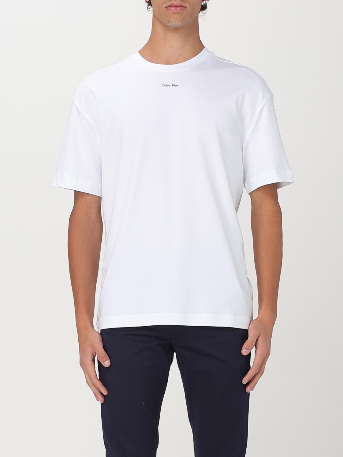 Calvin Klein T-shirt Herren Farbe Weiss In Weiss