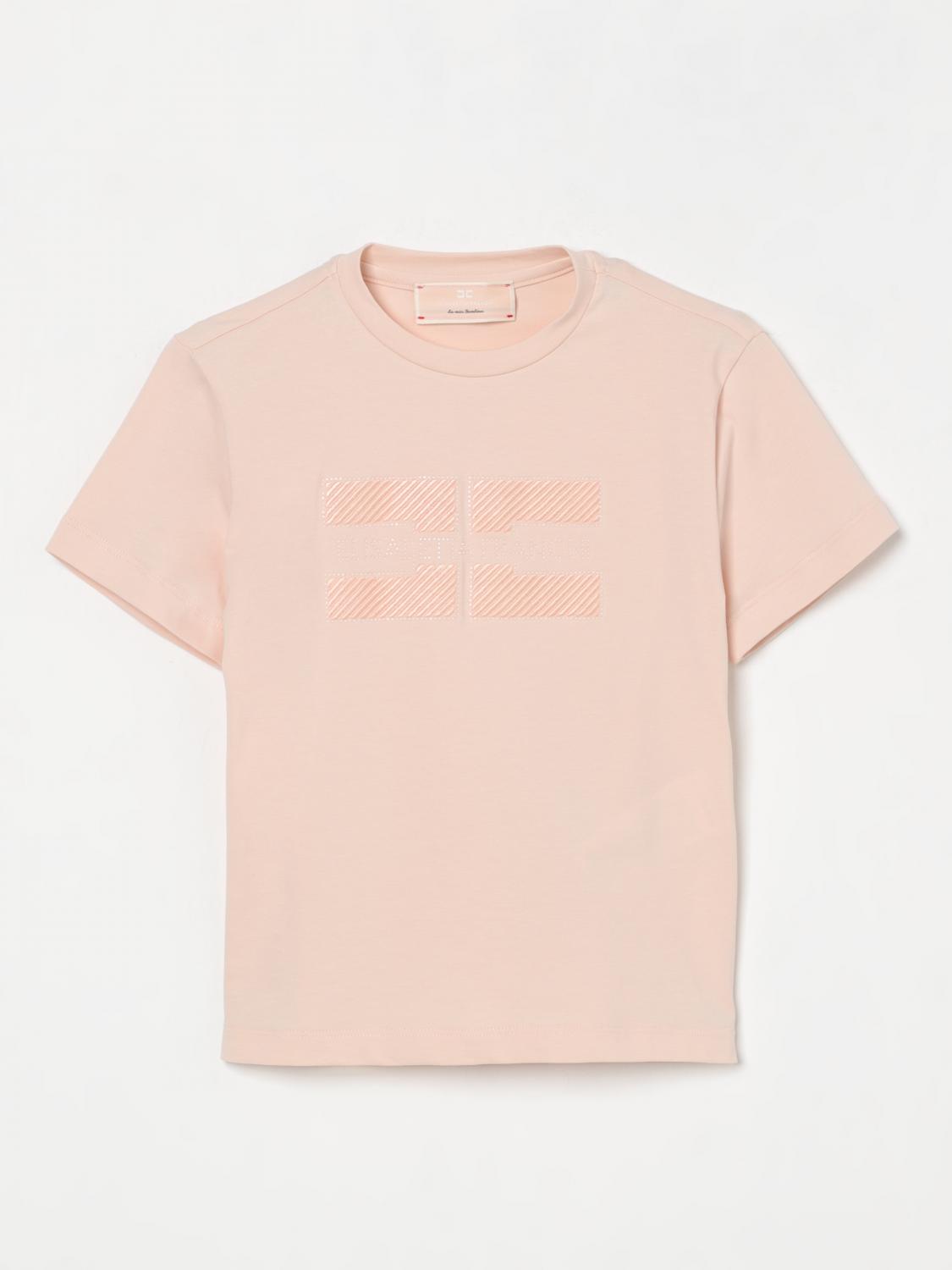 Shop Elisabetta Franchi La Mia Bambina T-shirt Kids Color Pink