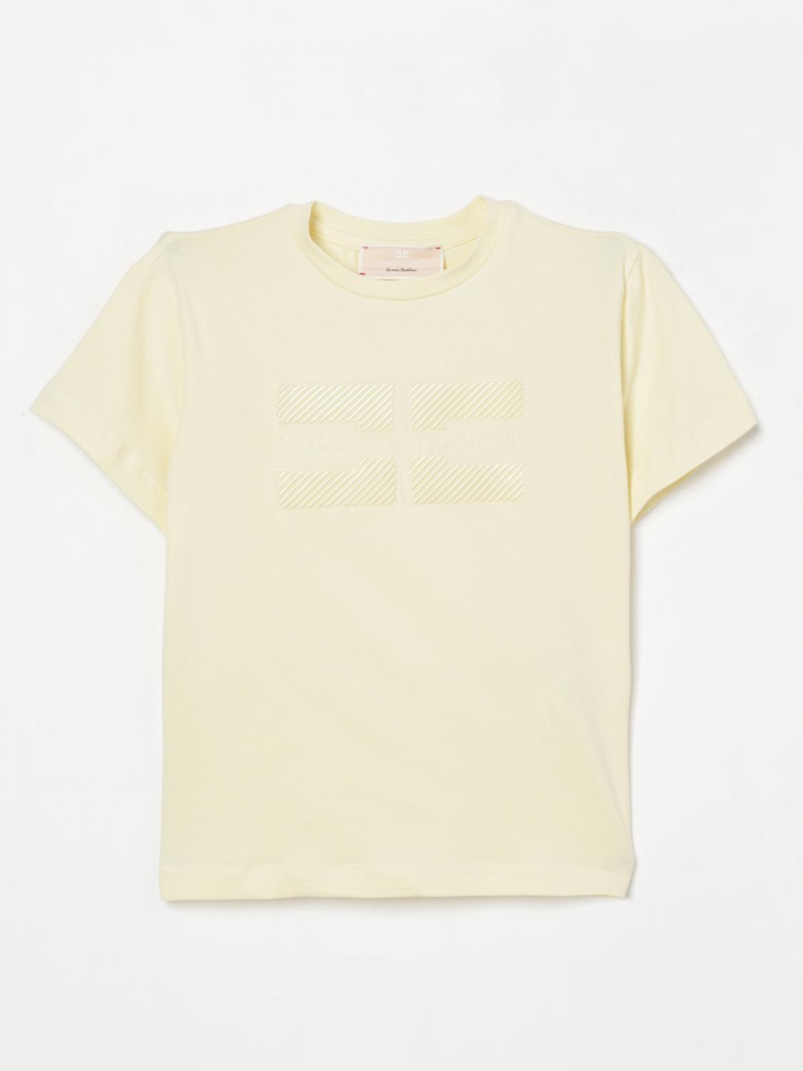 Elisabetta Franchi La Mia Bambina T-shirt Kids Color Lemon In Lemon