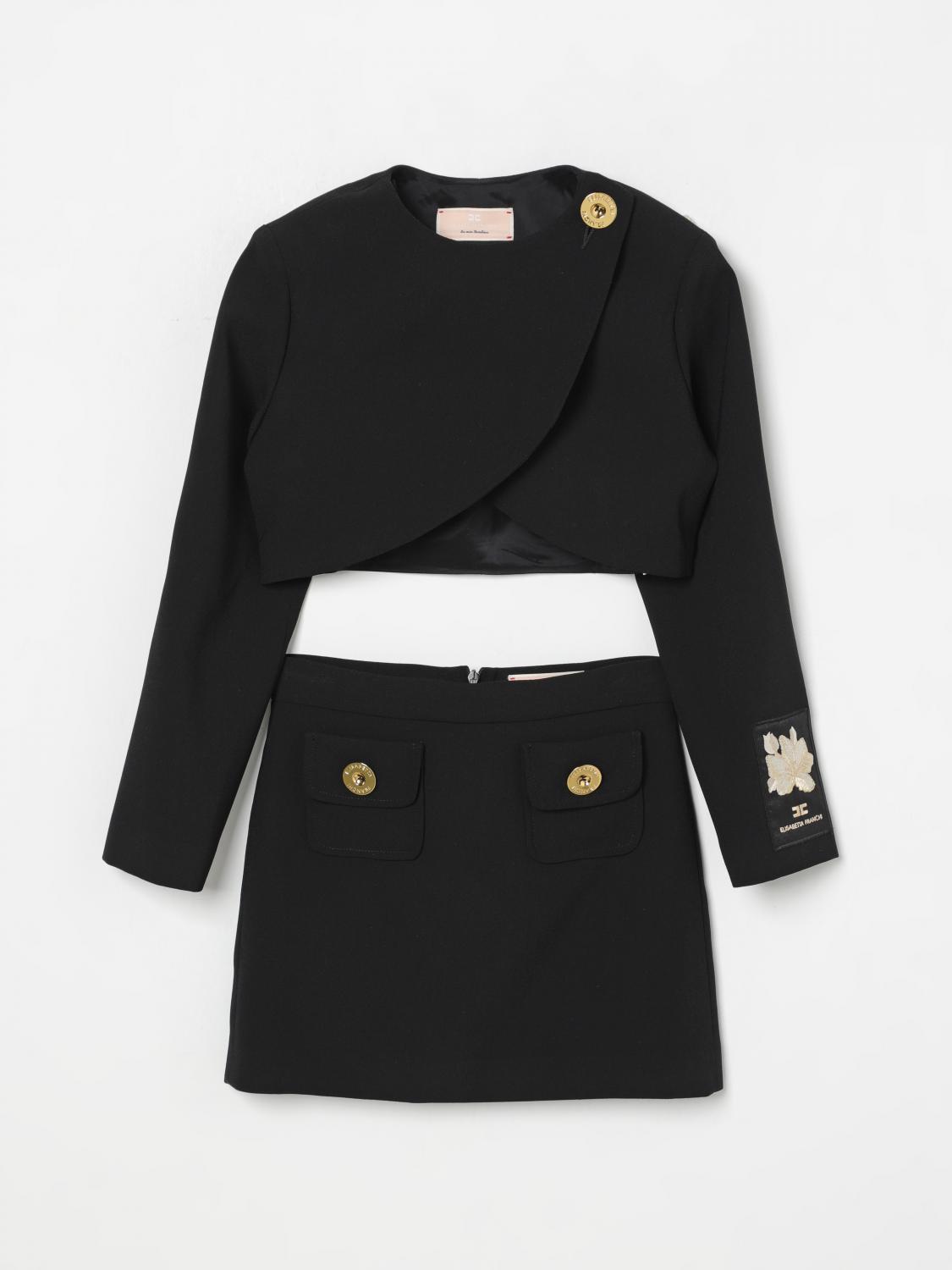 ELISABETTA FRANCHI LA MIA BAMBINA CO-ORDS ELISABETTA FRANCHI LA MIA BAMBINA KIDS COLOR BLACK G61357002