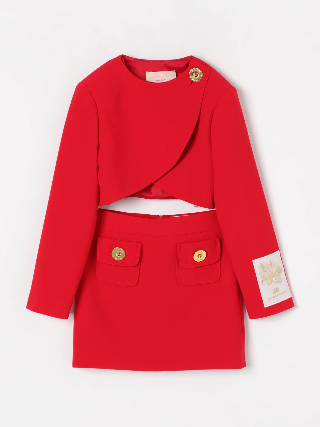 ELISABETTA FRANCHI LA MIA BAMBINA CO-ORDS ELISABETTA FRANCHI LA MIA BAMBINA KIDS COLOR RED G61357014