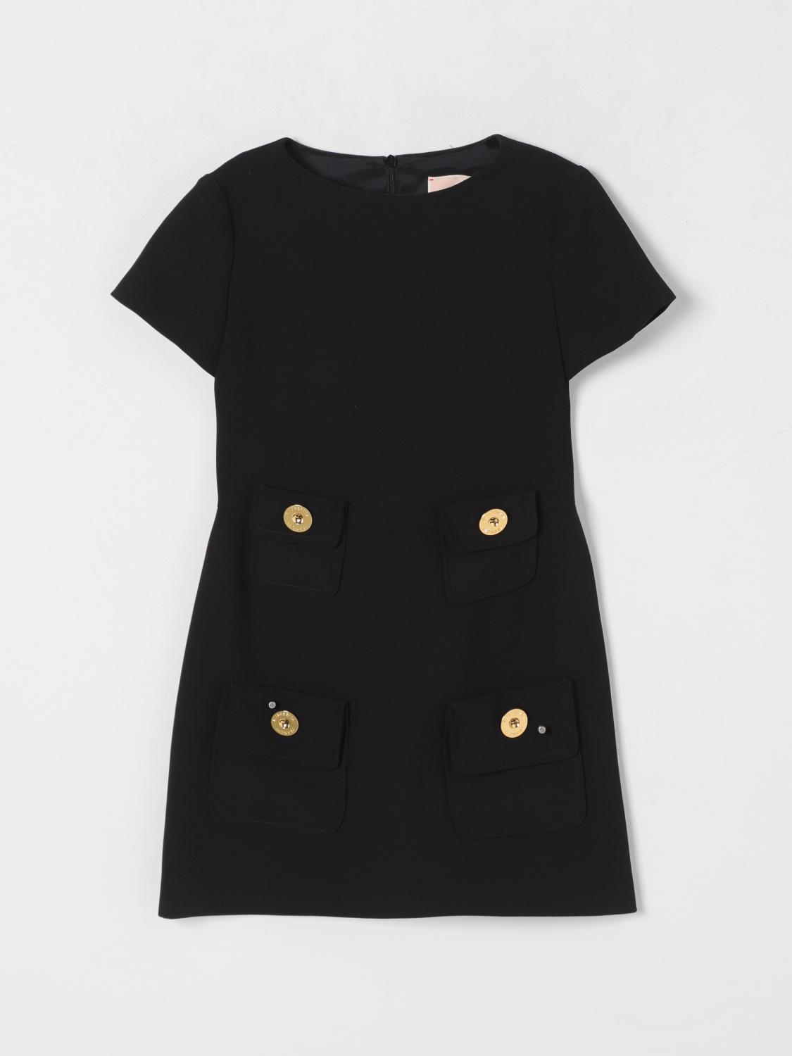 Elisabetta Franchi La Mia Bambina Kleid Kinder Farbe Schwarz In Schwarz