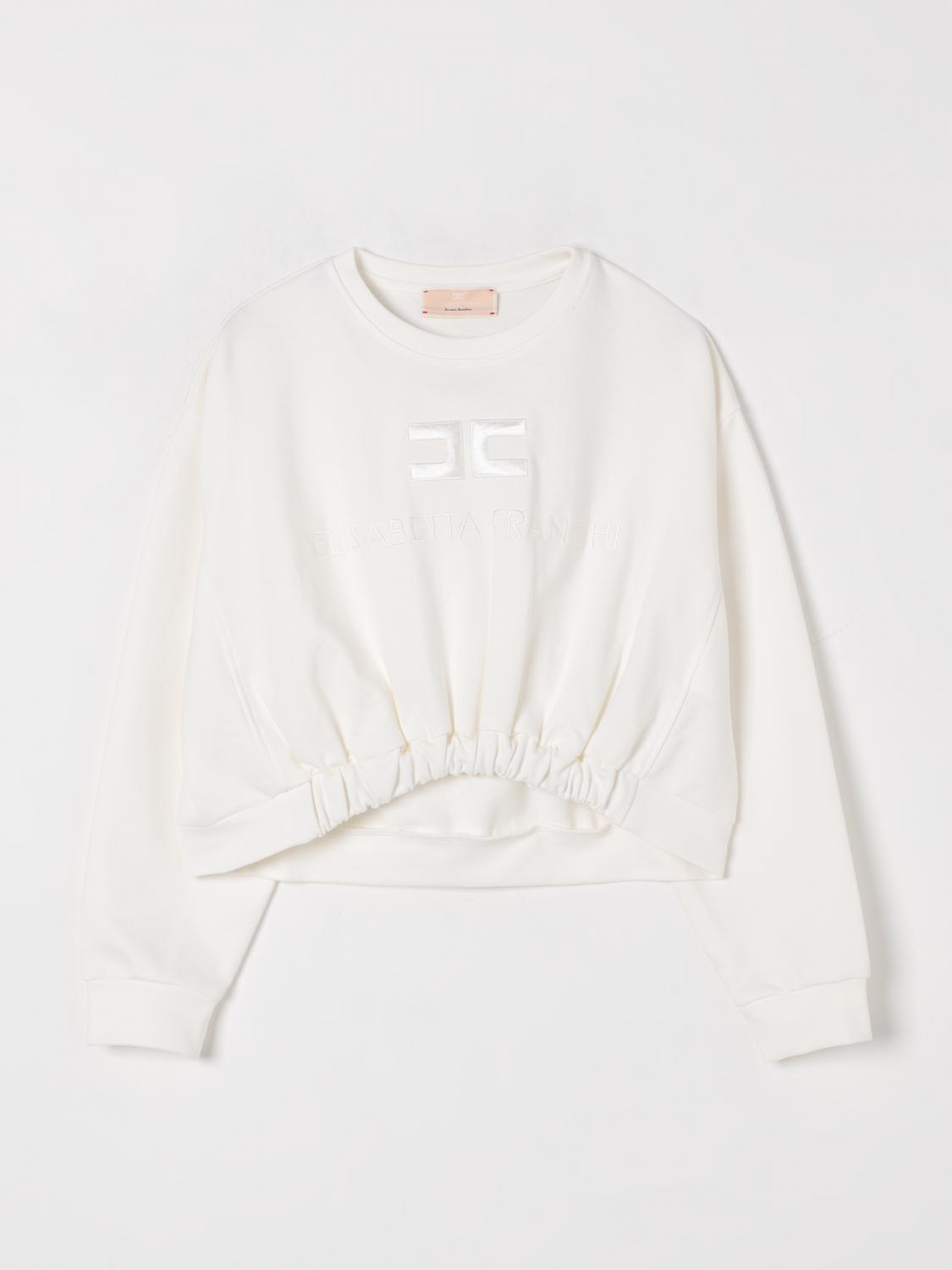 ELISABETTA FRANCHI LA MIA BAMBINA SWEATER ELISABETTA FRANCHI LA MIA BAMBINA KIDS COLOR YELLOW CREAM G61361090