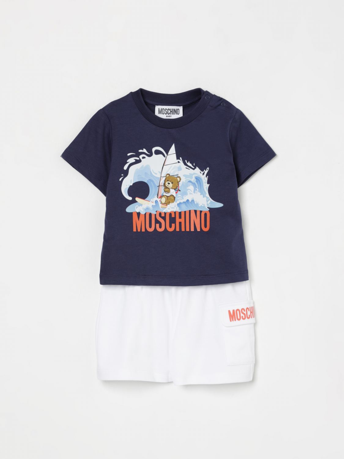Moschino Jumpsuit Kids Color Blue In ブルー