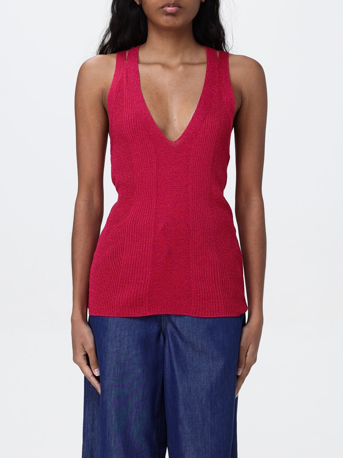 LIU •JO TOP LIU JO WOMAN COLOR FUCHSIA G61394007