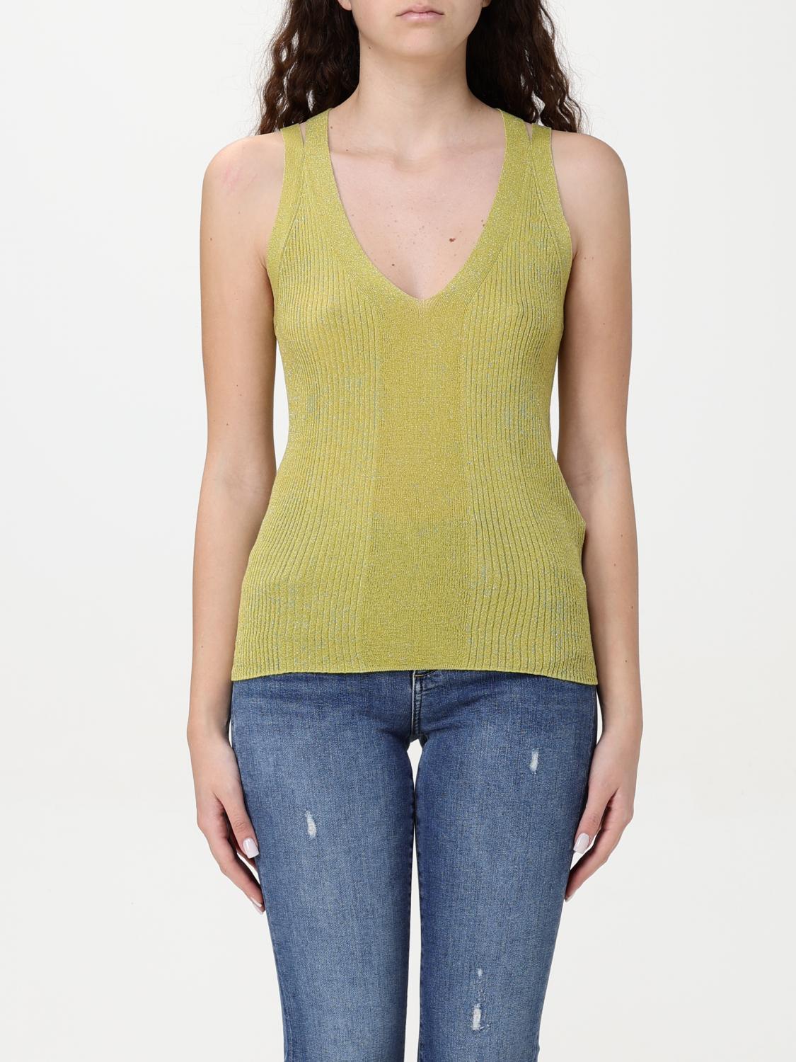 Shop Liu •jo Top Liu Jo Woman Color Green In Grün