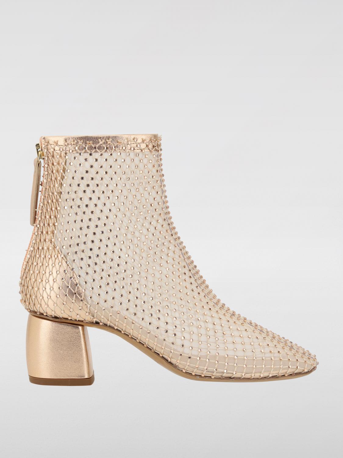 Shop Forte Forte Boots Woman Color Blush Pink