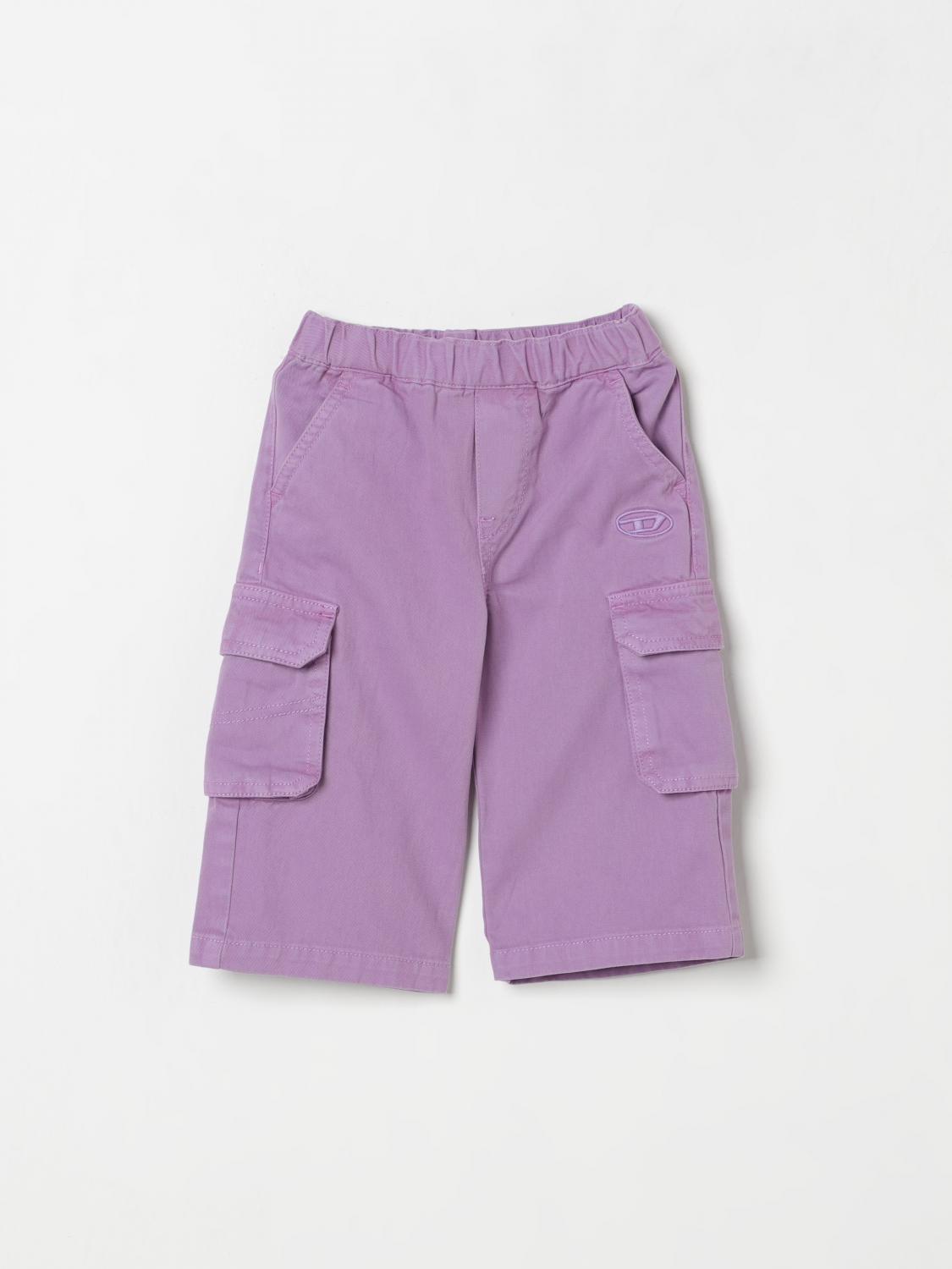 Diesel Pants Kids Color Lavander In Lavander