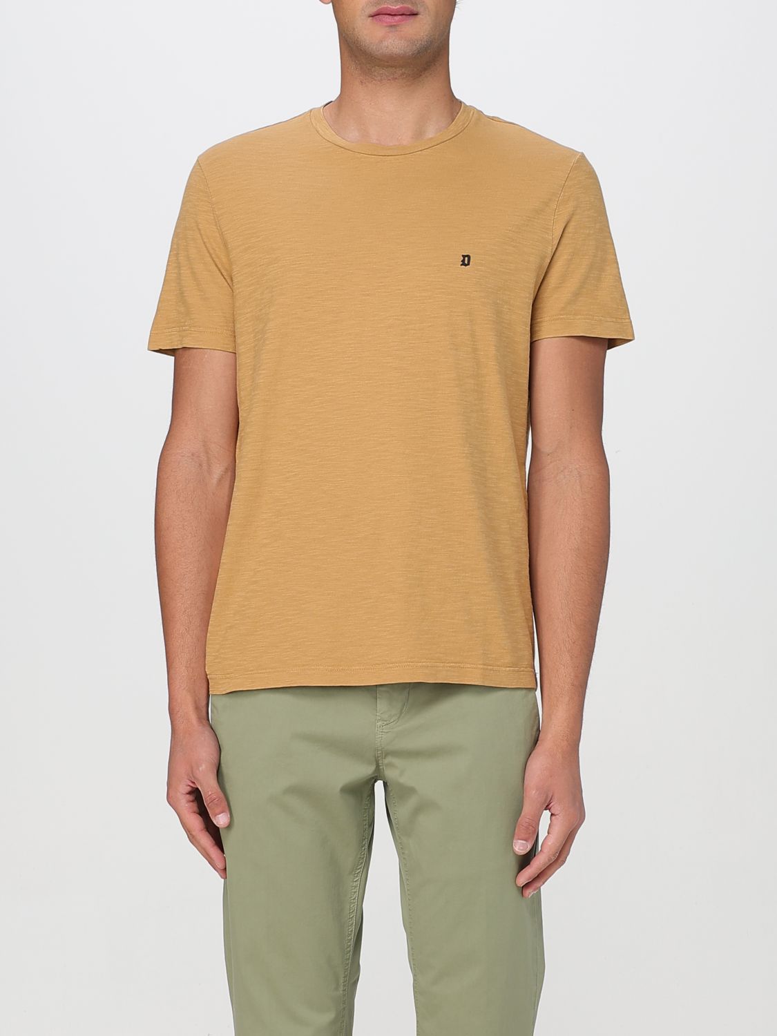 Dondup T-shirt Men Color Biscuit In Biscuit