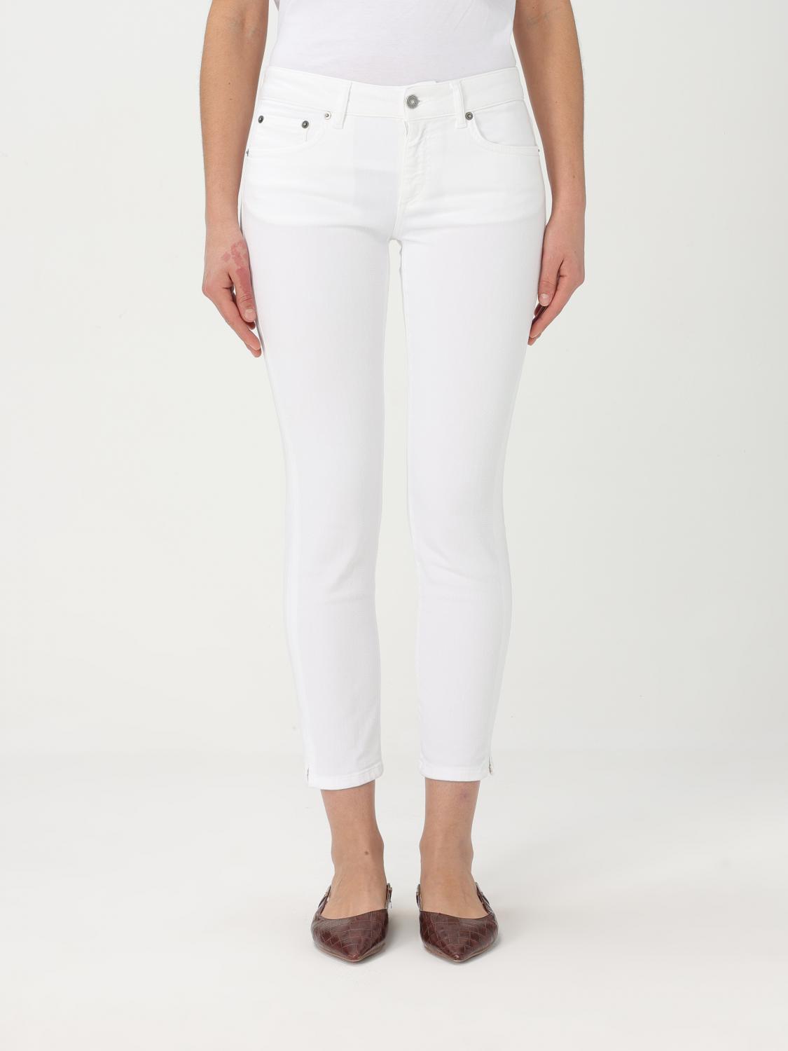 Dondup Jeans Woman Color White In White