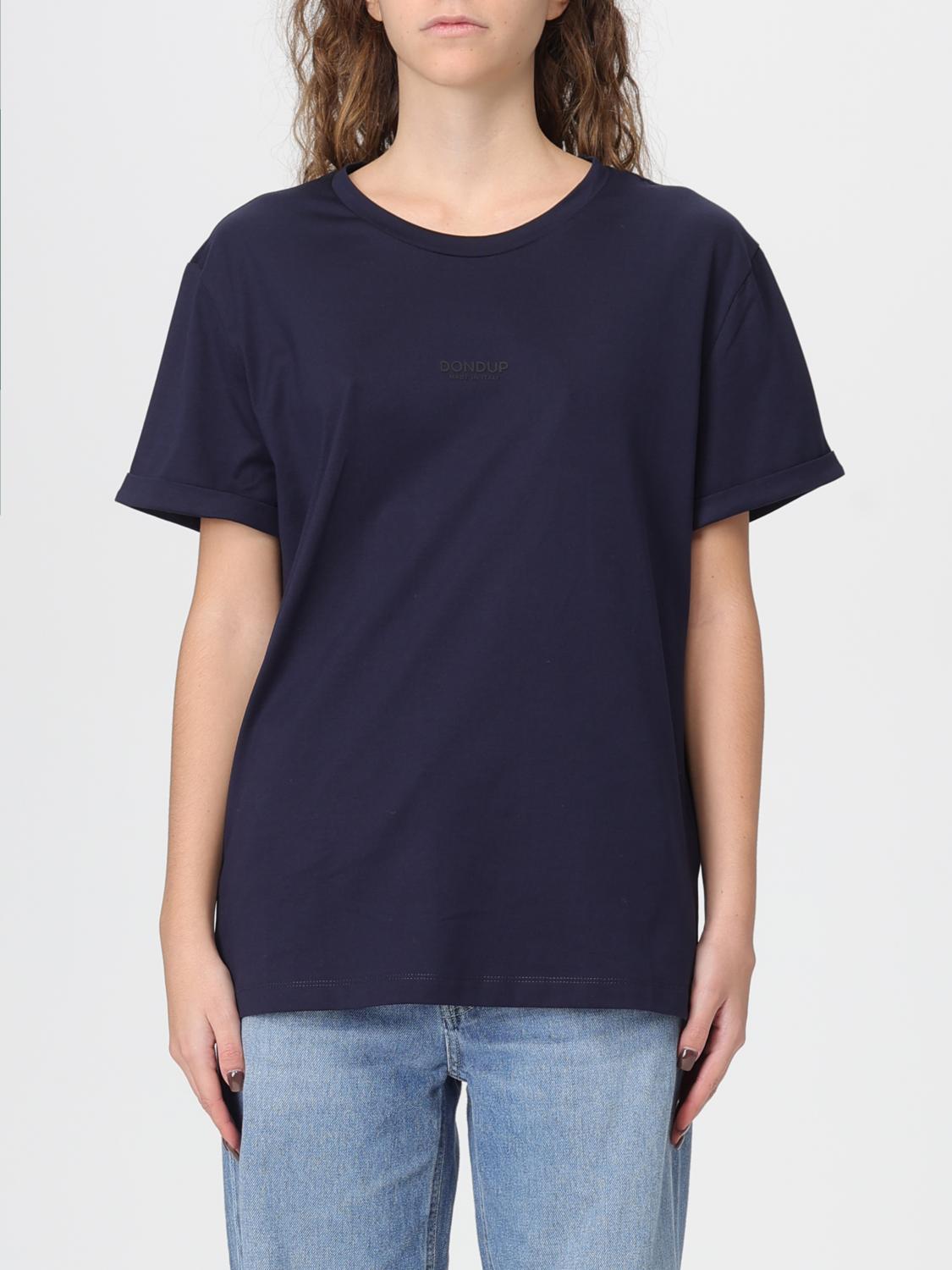 Dondup T-shirt  Woman Color Blue In Blue
