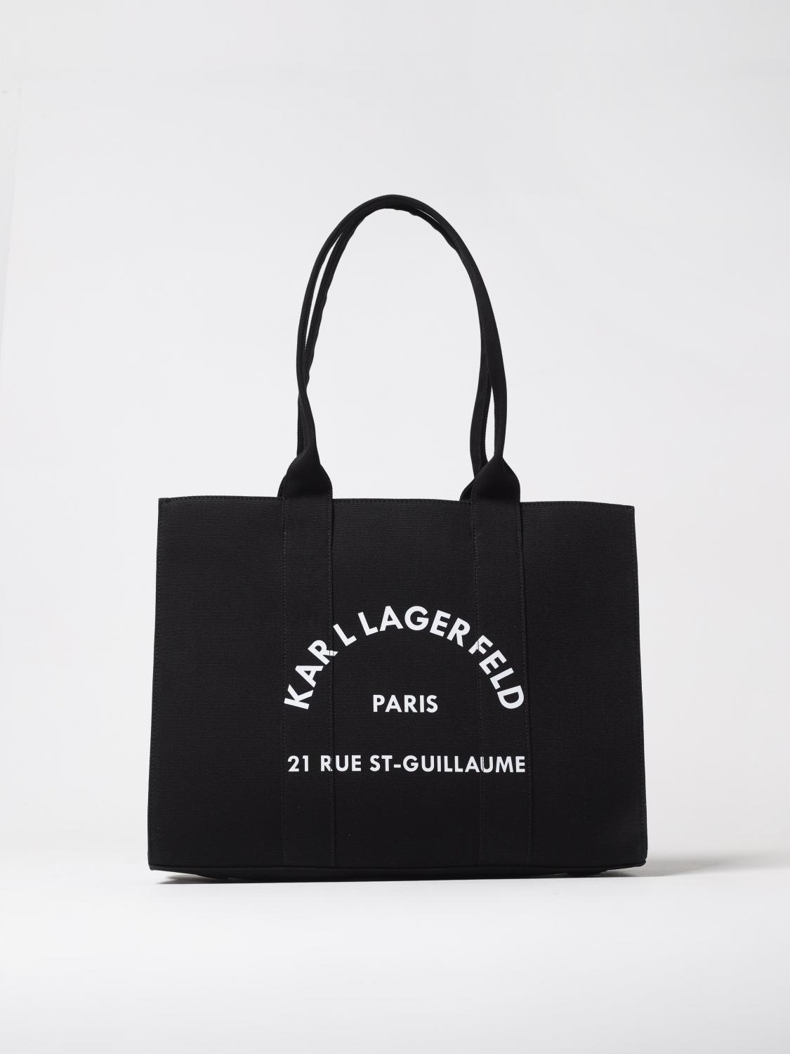 Karl Lagerfeld Tote Bags  Woman Color Black In Black