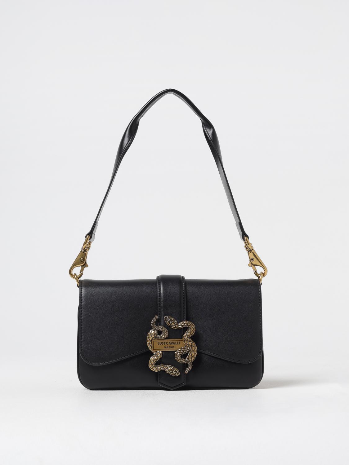 Just Cavalli Shoulder Bag  Woman Color Black In Black