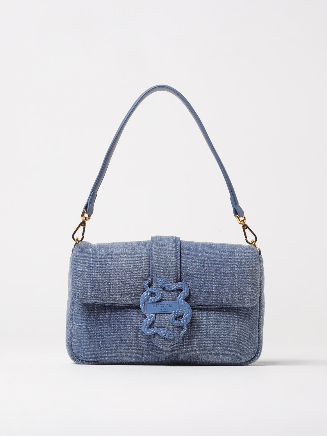 JUST CAVALLI SHOULDER BAG JUST CAVALLI WOMAN COLOR DENIM G61578028