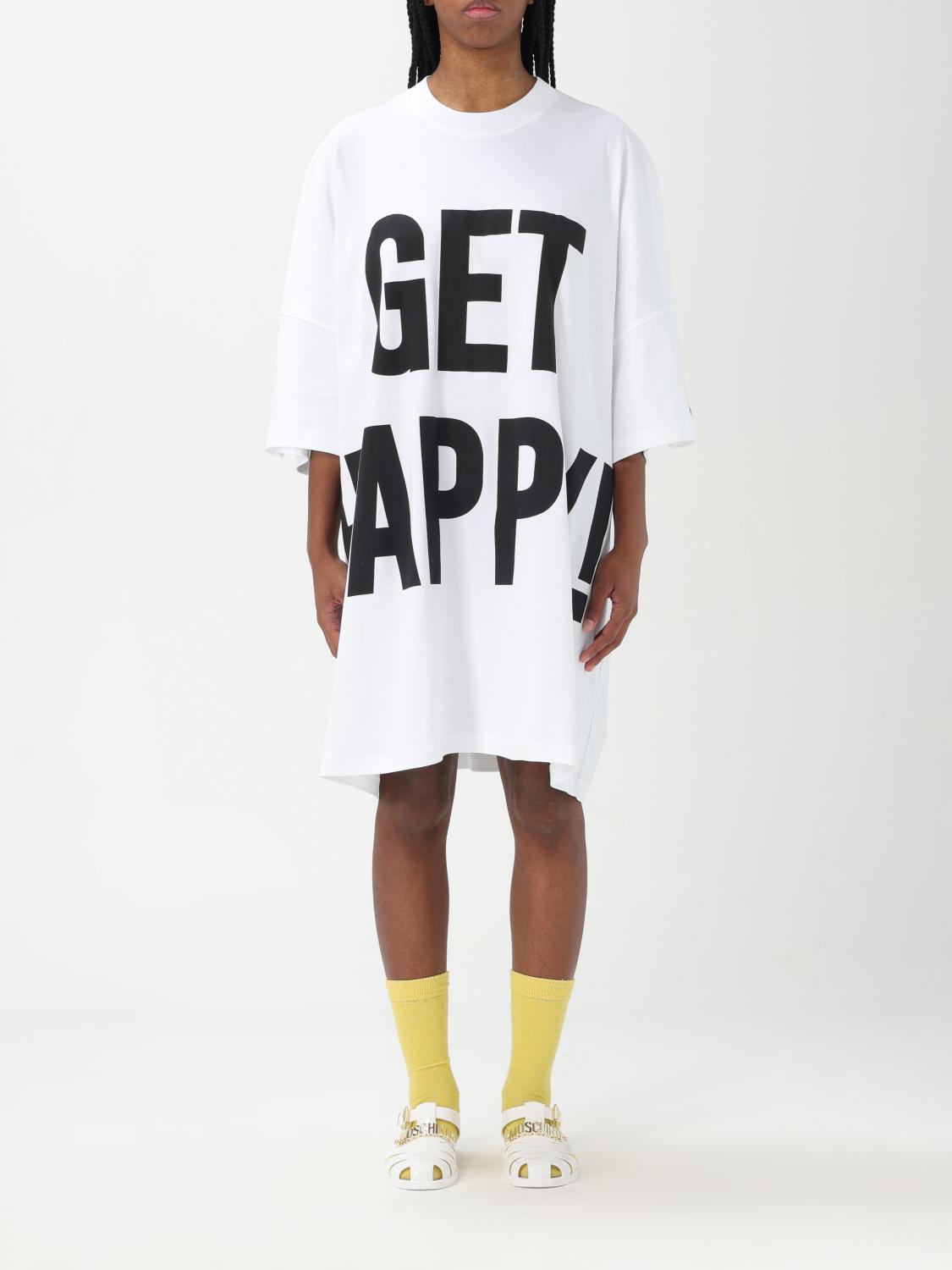Moschino Dress Couture Woman Color White In White