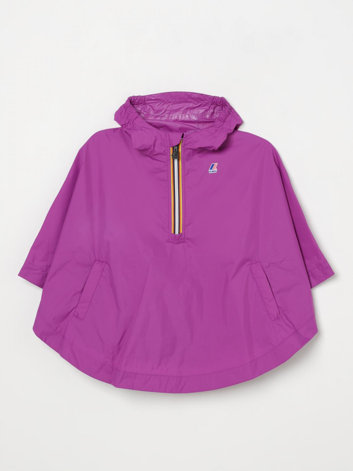 K-way Jacket Kids Color Violet In Violett