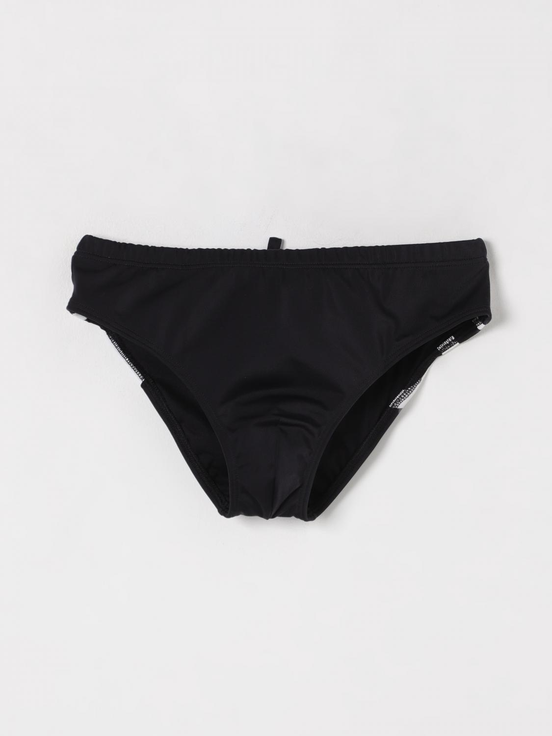 Dsquared2 Swimsuit With Print In Black