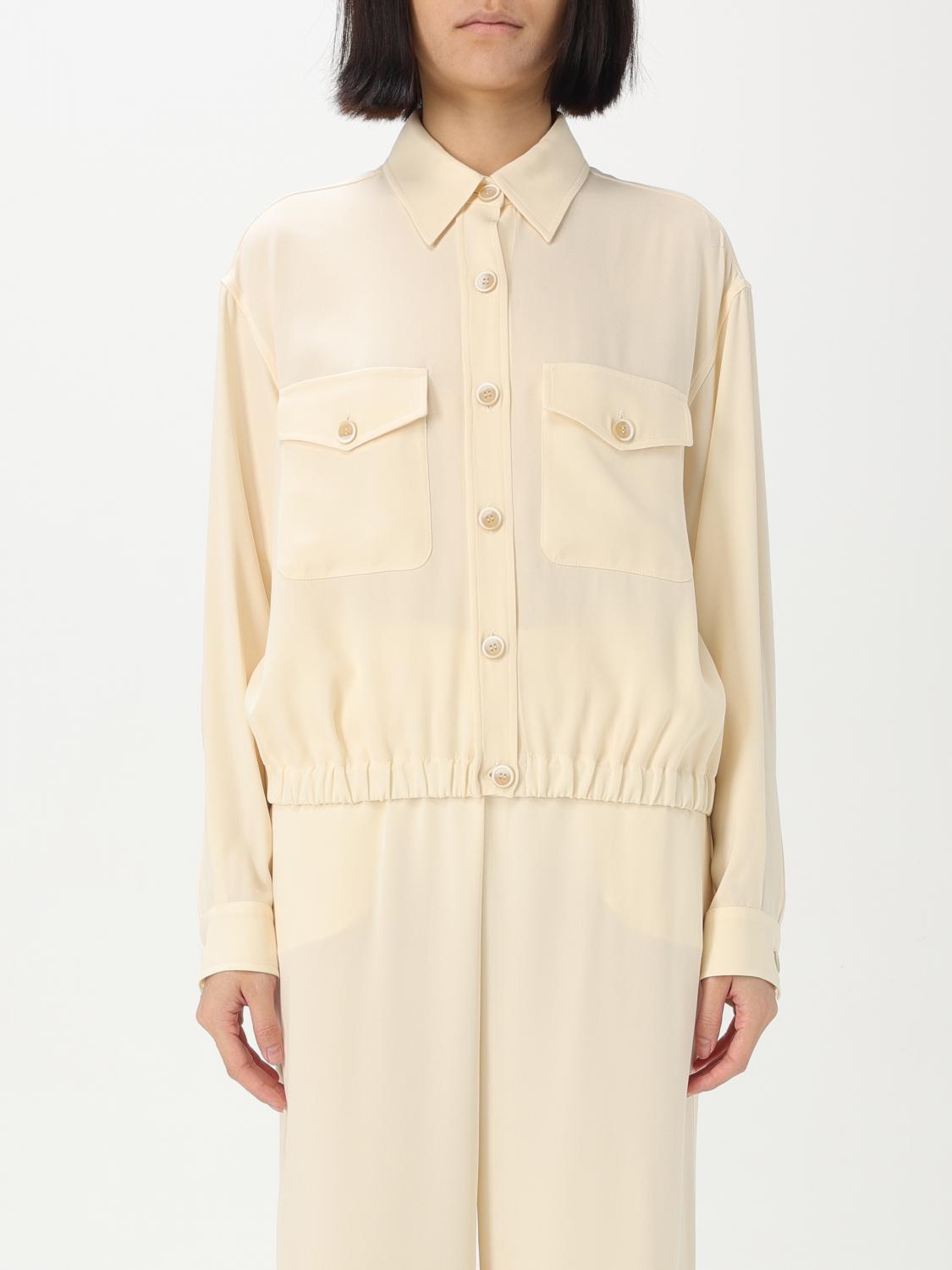Shop Fabiana Filippi Jacket Woman Color Grey In Grau