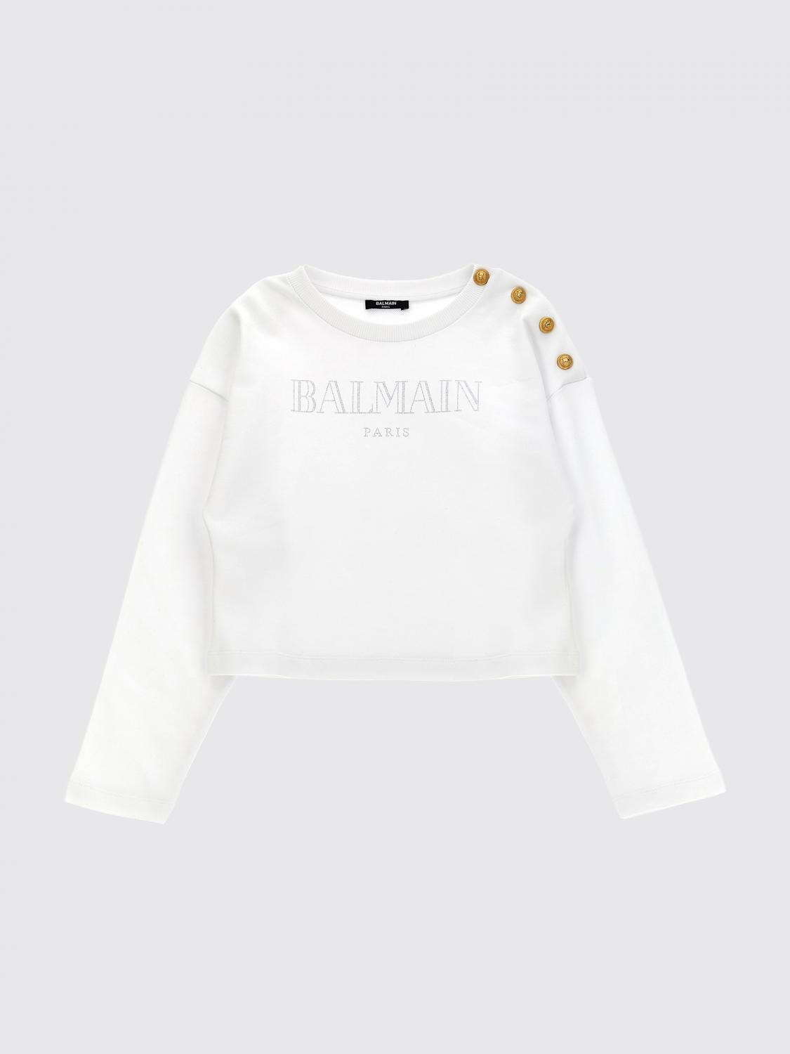 Balmain Sweater  Kids Color White In White