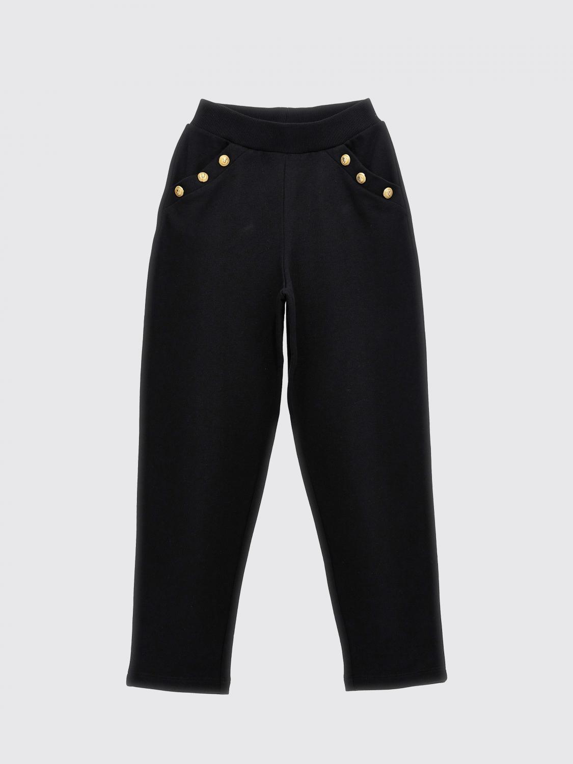 Balmain Pants  Kids Color Black In Black