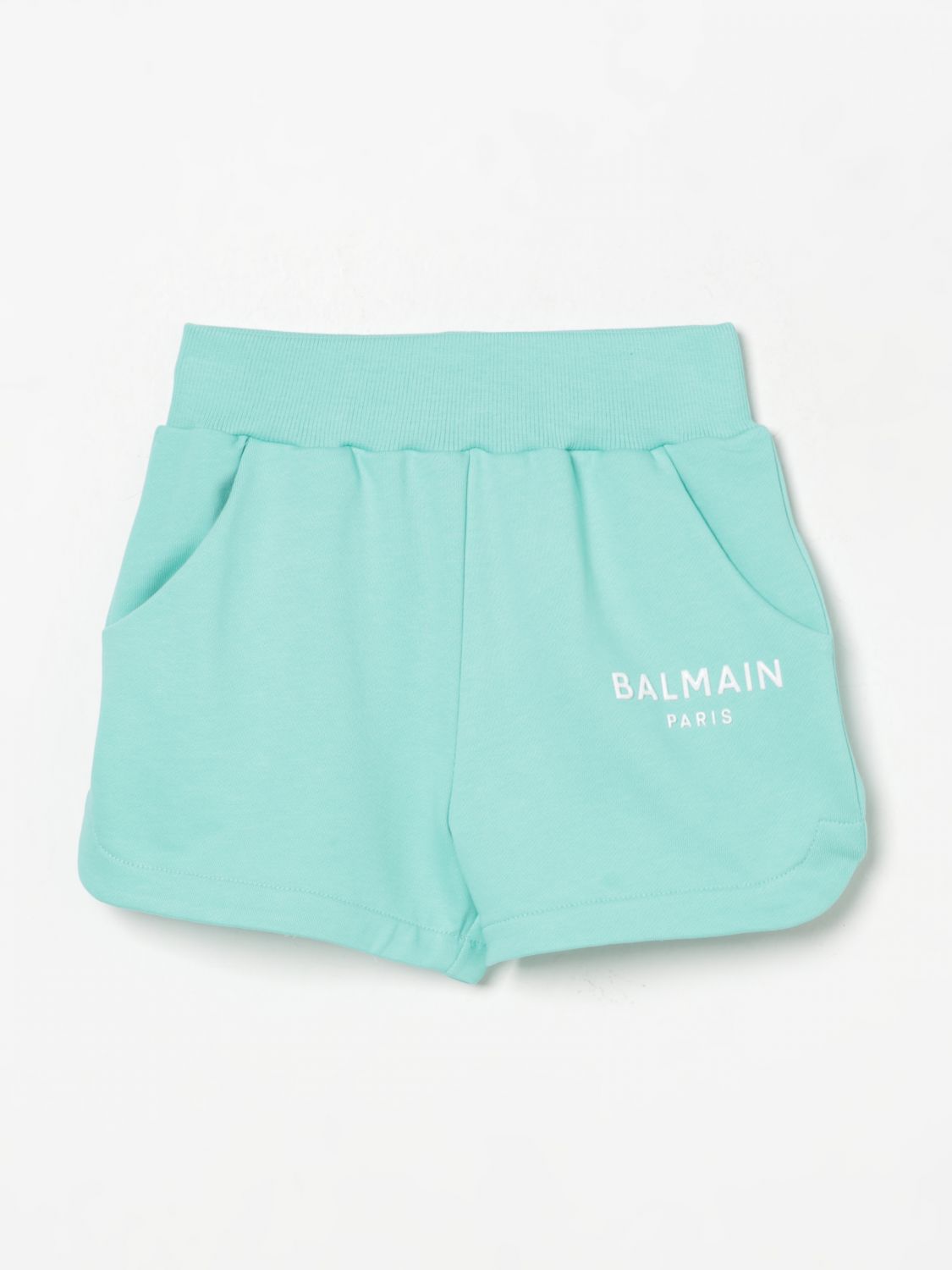Balmain Kids' Shorts  Kinder Farbe Grün