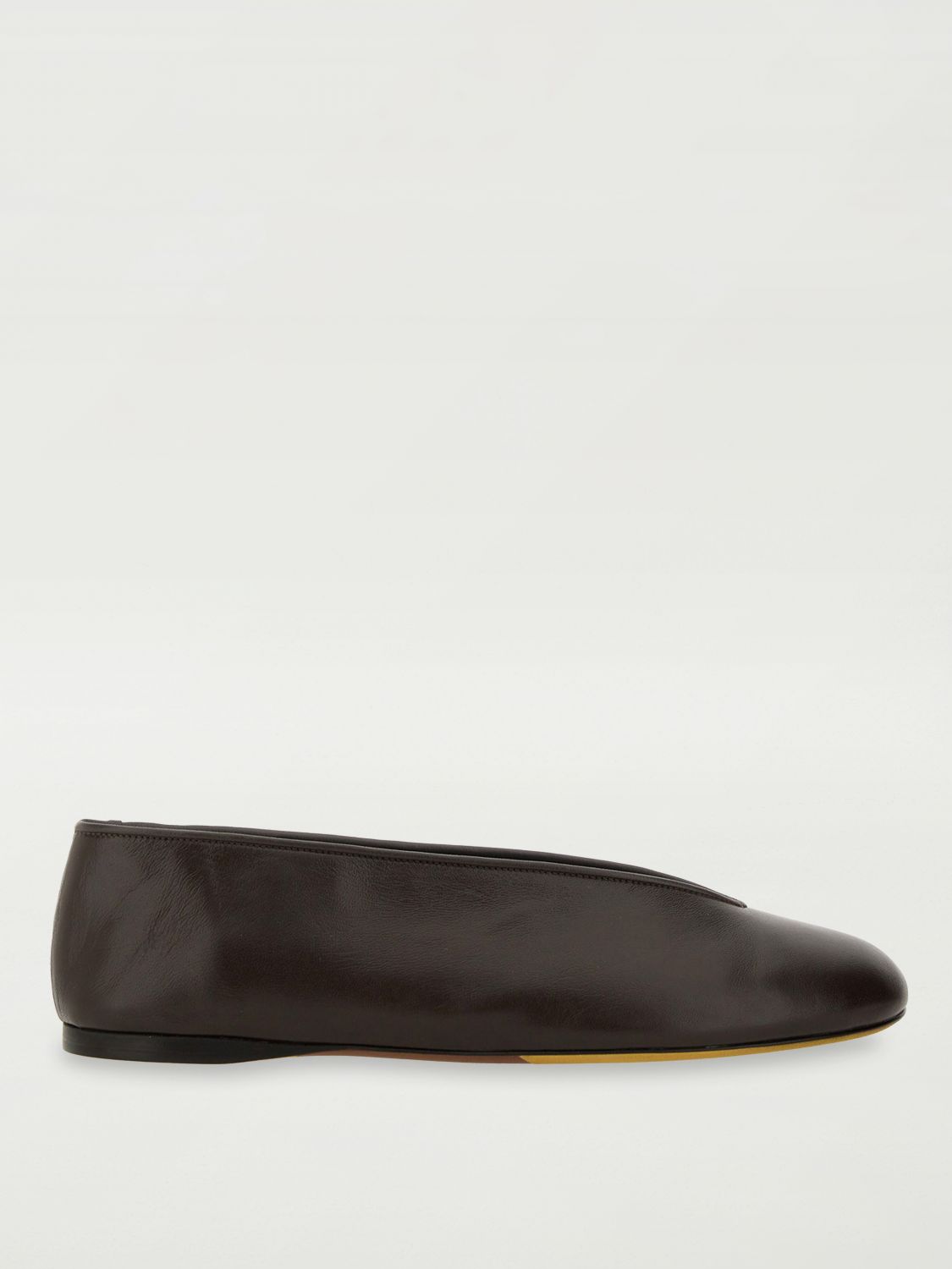 Moschino Ballet Flats Couture Woman Color Brown