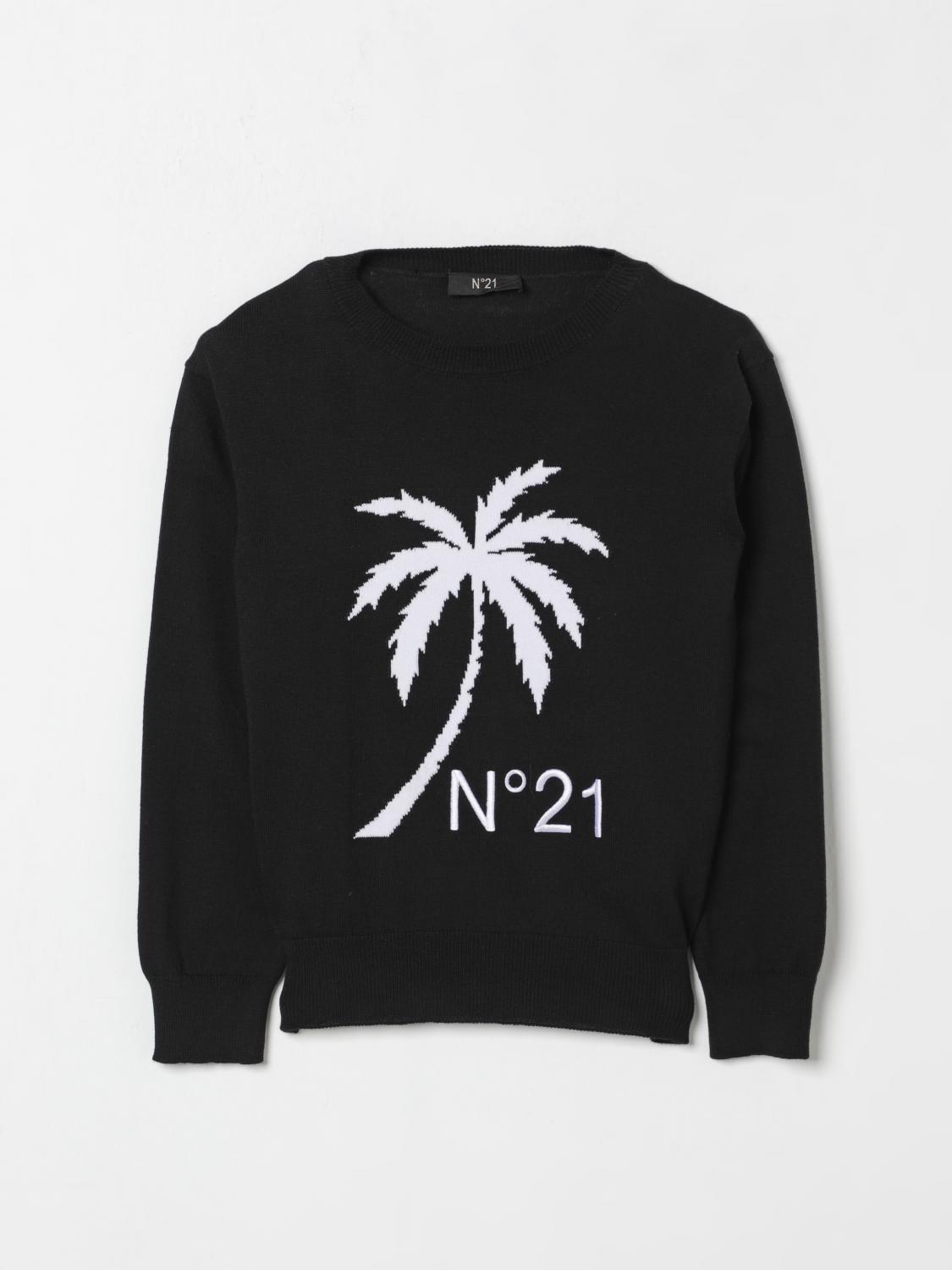N°21 Sweater N° 21 Kids Color Black In Black