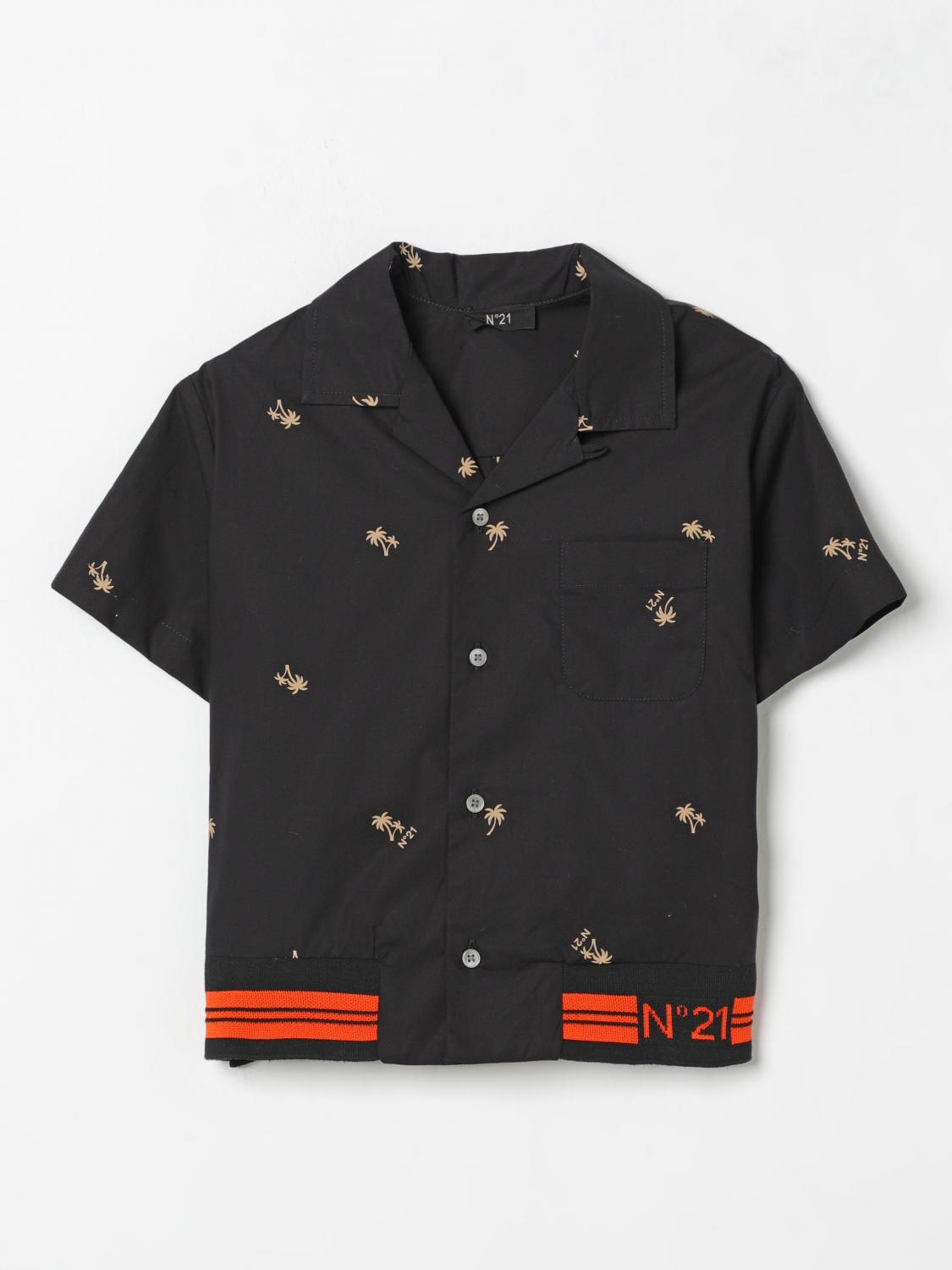 N°21 Shirt N° 21 Kids Color Black In Black