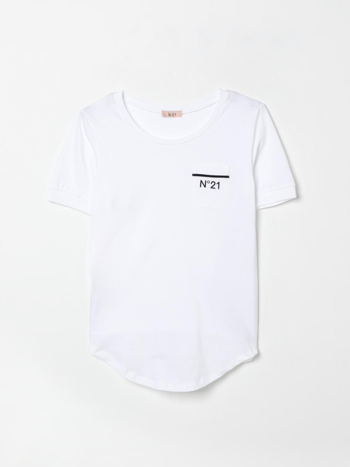 N°21 T-shirt N° 21 Kids Color White In White