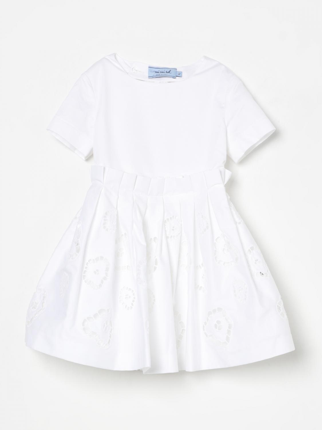Mi Mi Sol Dress Kids Color Yellow Cream In Yellow Cream