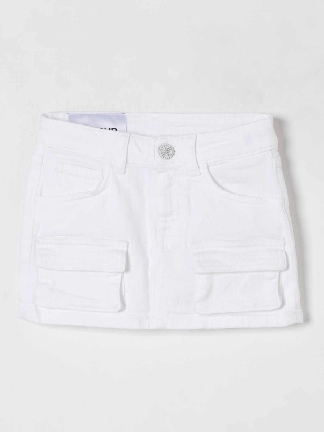 Dondup Skirt  Kids Kids Color White In White