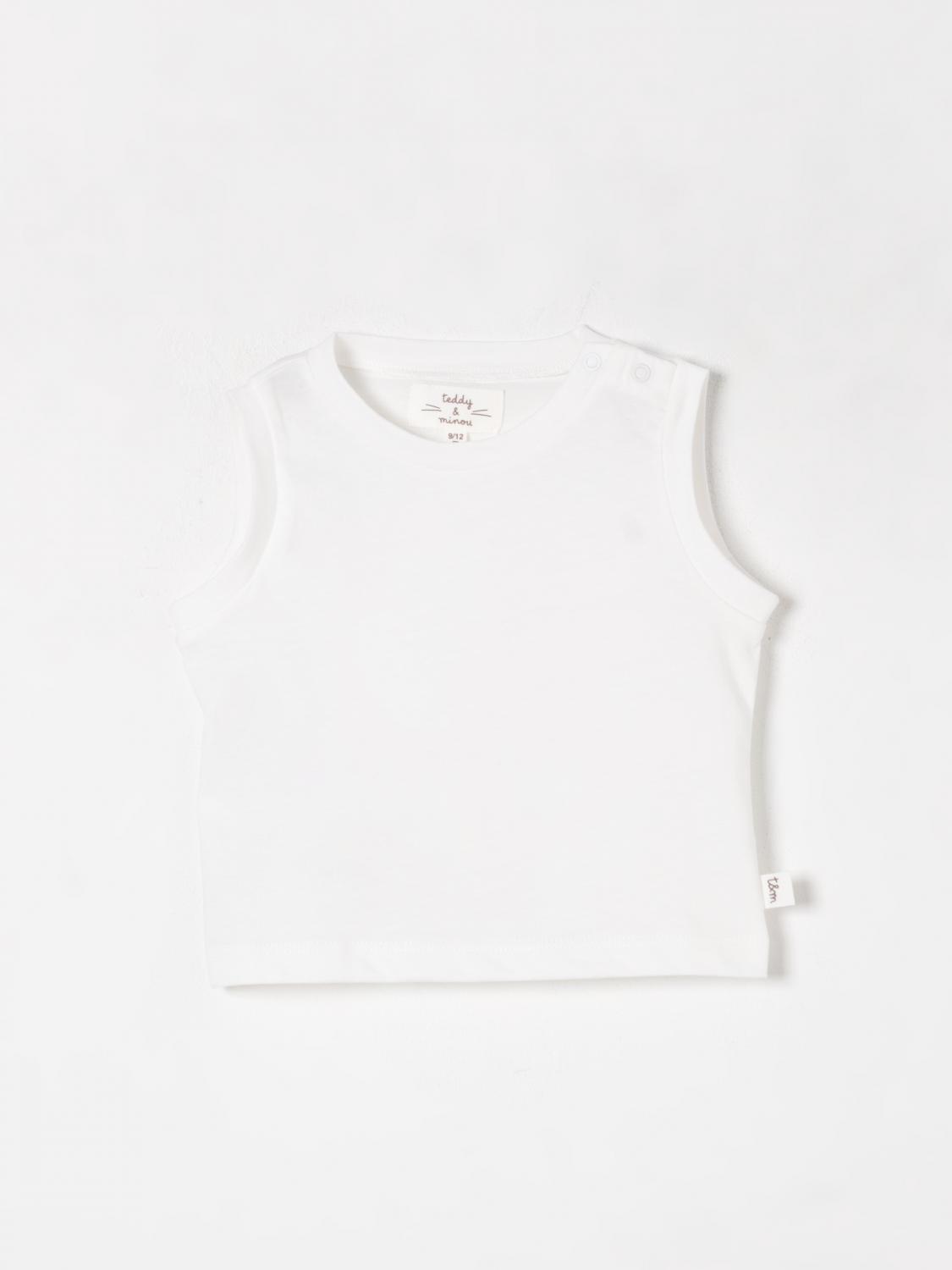 Teddy & Minou T-shirt Kids Color White In White