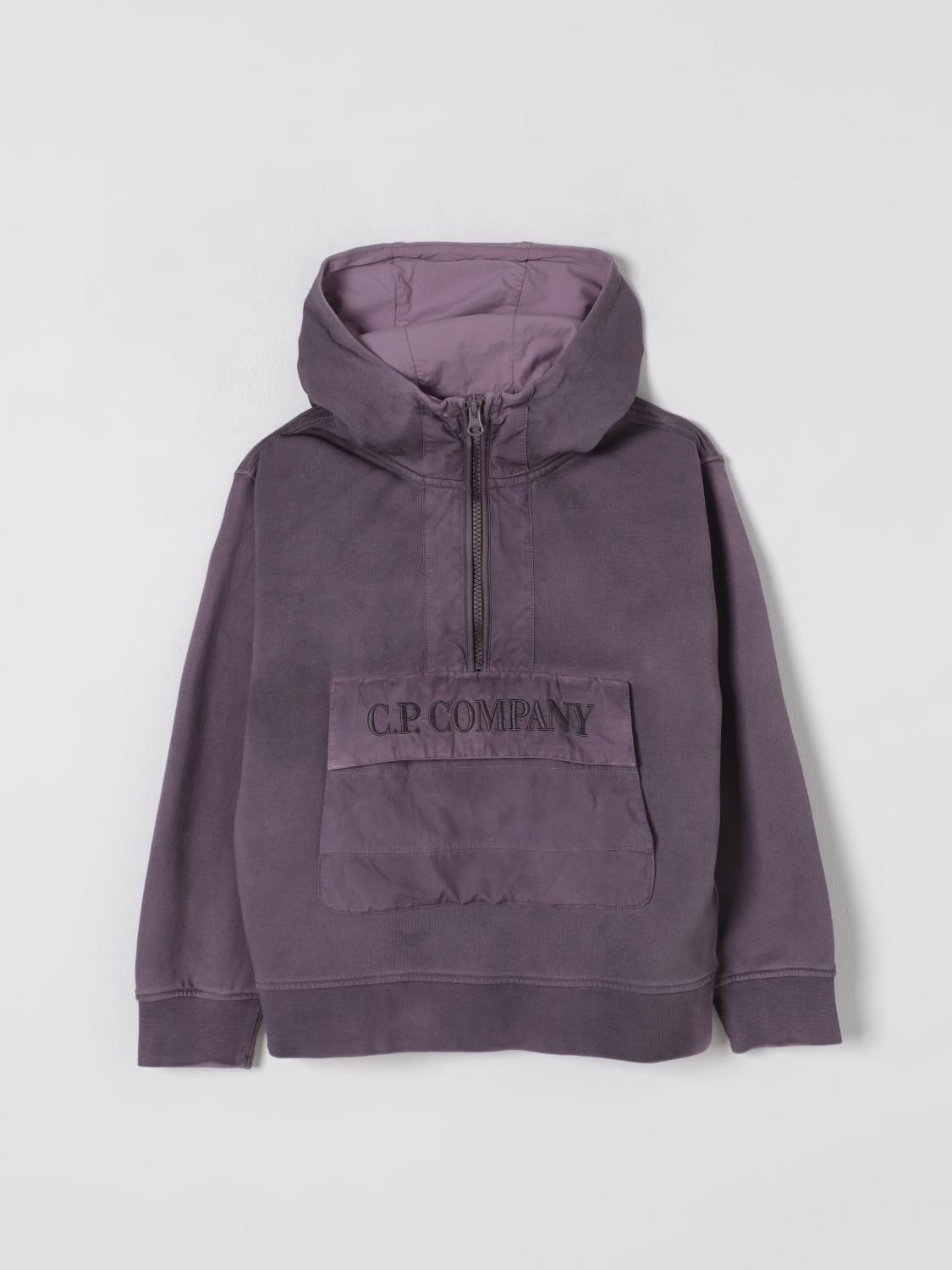 C.P. COMPANY SWEATER C. P. COMPANY KIDS COLOR VIOLET G61826019