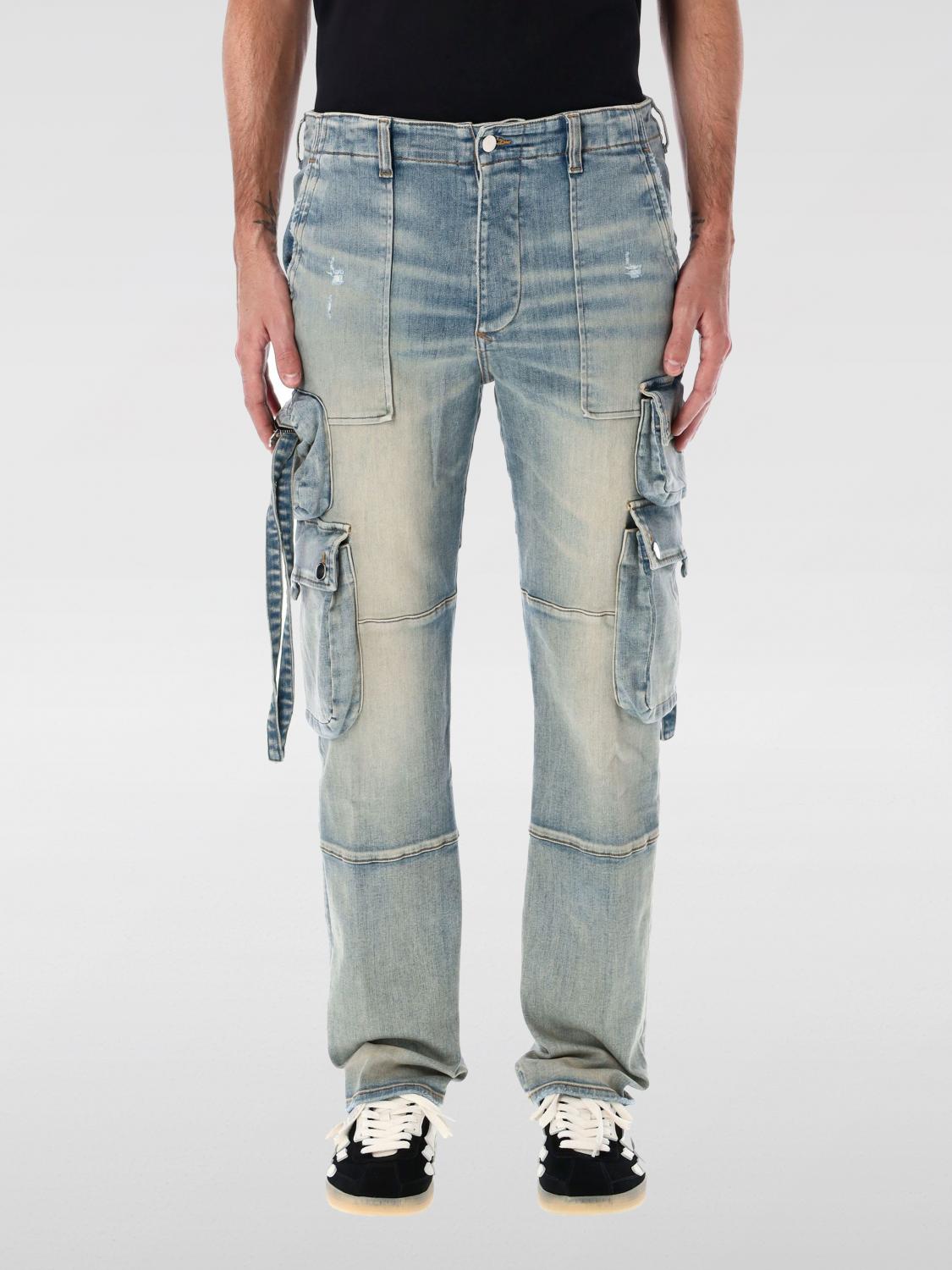 Jeans AMIRI Men color Indigo Jeans AMIRI Men color Indigo