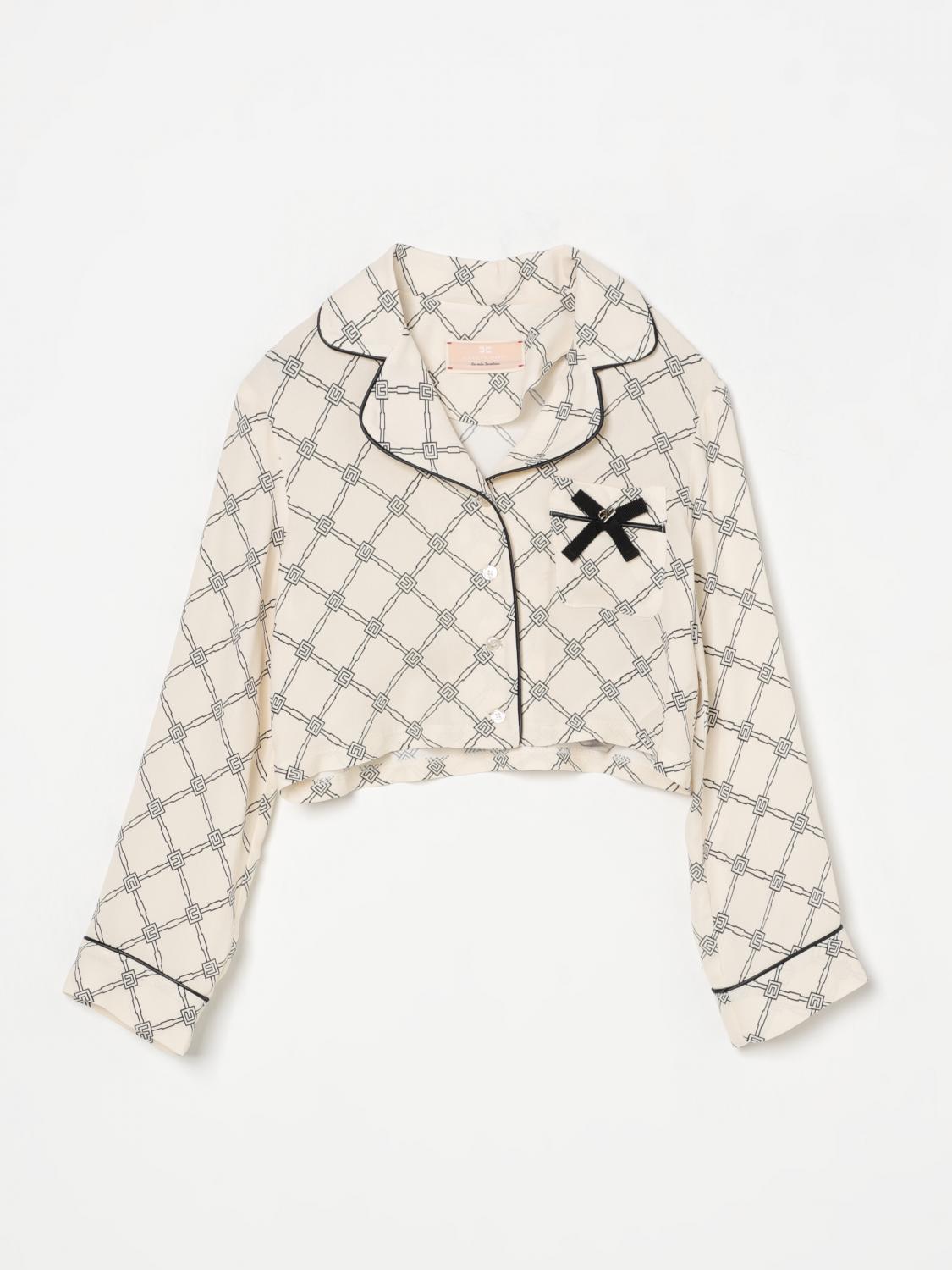 ELISABETTA FRANCHI LA MIA BAMBINA SHIRT ELISABETTA FRANCHI LA MIA BAMBINA KIDS COLOR YELLOW CREAM G61864090