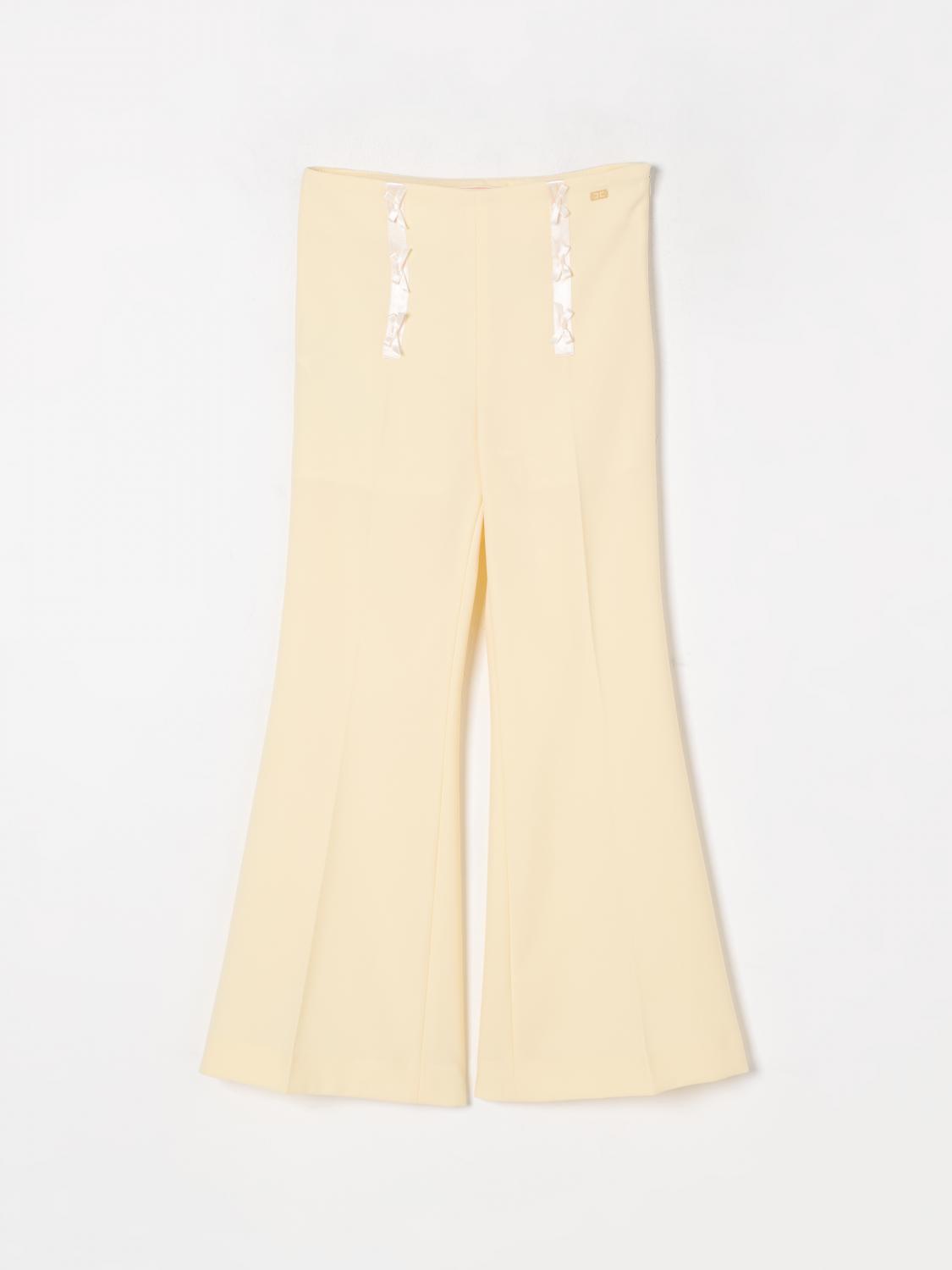 Elisabetta Franchi La Mia Bambina Hose Kinder Farbe Zitronengelb In Zitronengelb