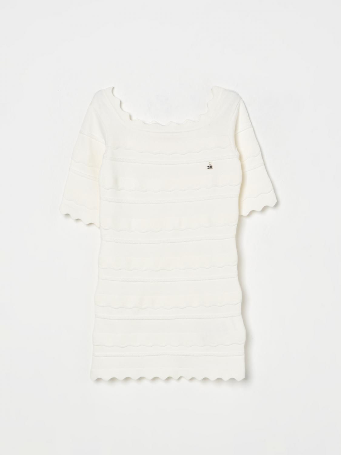 ELISABETTA FRANCHI LA MIA BAMBINA DRESS ELISABETTA FRANCHI LA MIA BAMBINA KIDS COLOR YELLOW CREAM G61881090