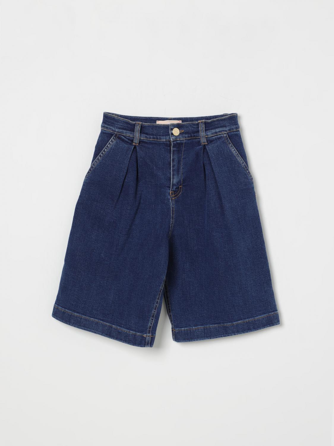 ELISABETTA FRANCHI LA MIA BAMBINA SHORT ELISABETTA FRANCHI LA MIA BAMBINA KIDS COLOR DENIM G61885028