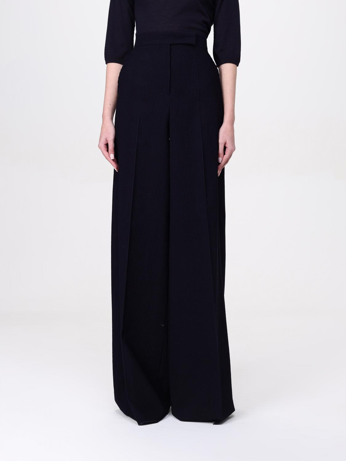 Max Mara Pants Woman Blue In Blue