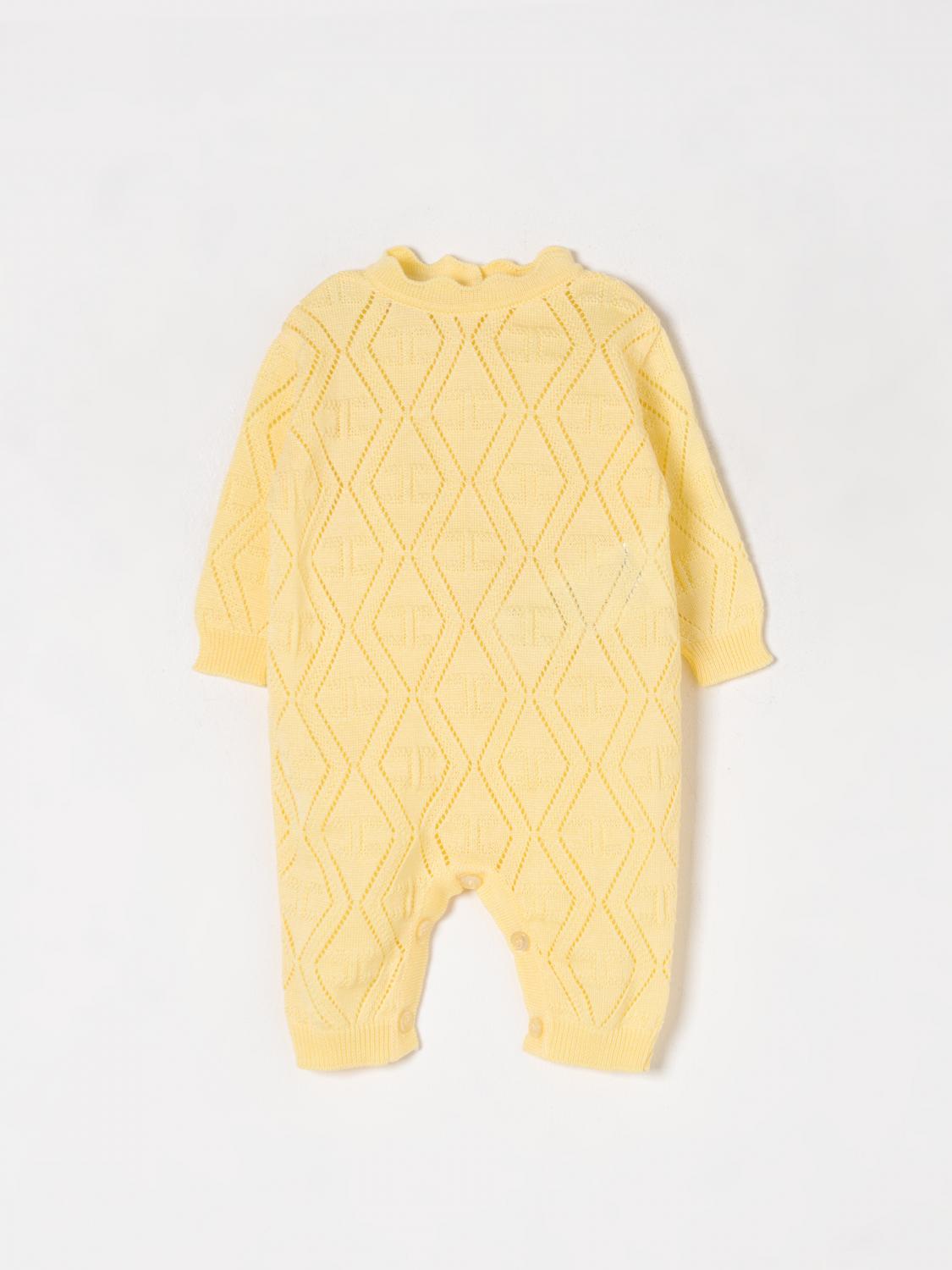 Elisabetta Franchi La Mia Bambina Tutina Romper In Gelb