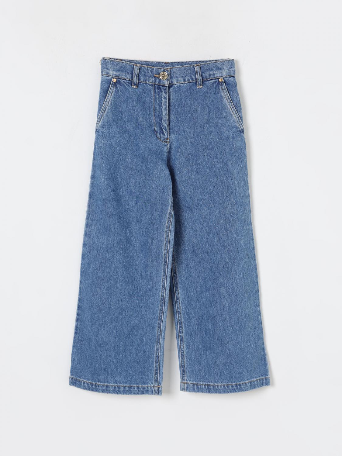 Elisabetta Franchi La Mia Bambina Jeans  Kids Color Denim In Denim