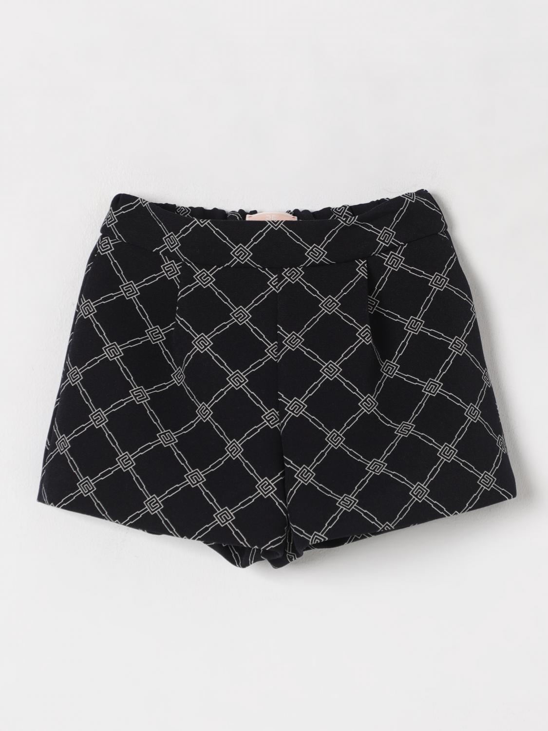 Shop Elisabetta Franchi La Mia Bambina Short Kids Color Black