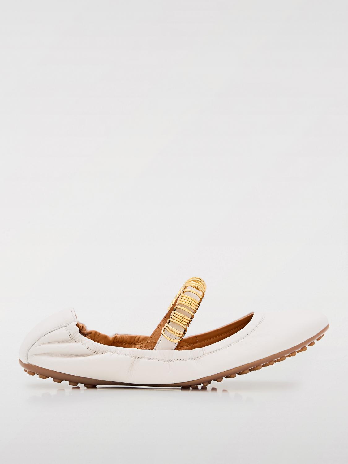 TOD'S BALLET FLATS TOD'S WOMAN COLOR WHITE G62028001