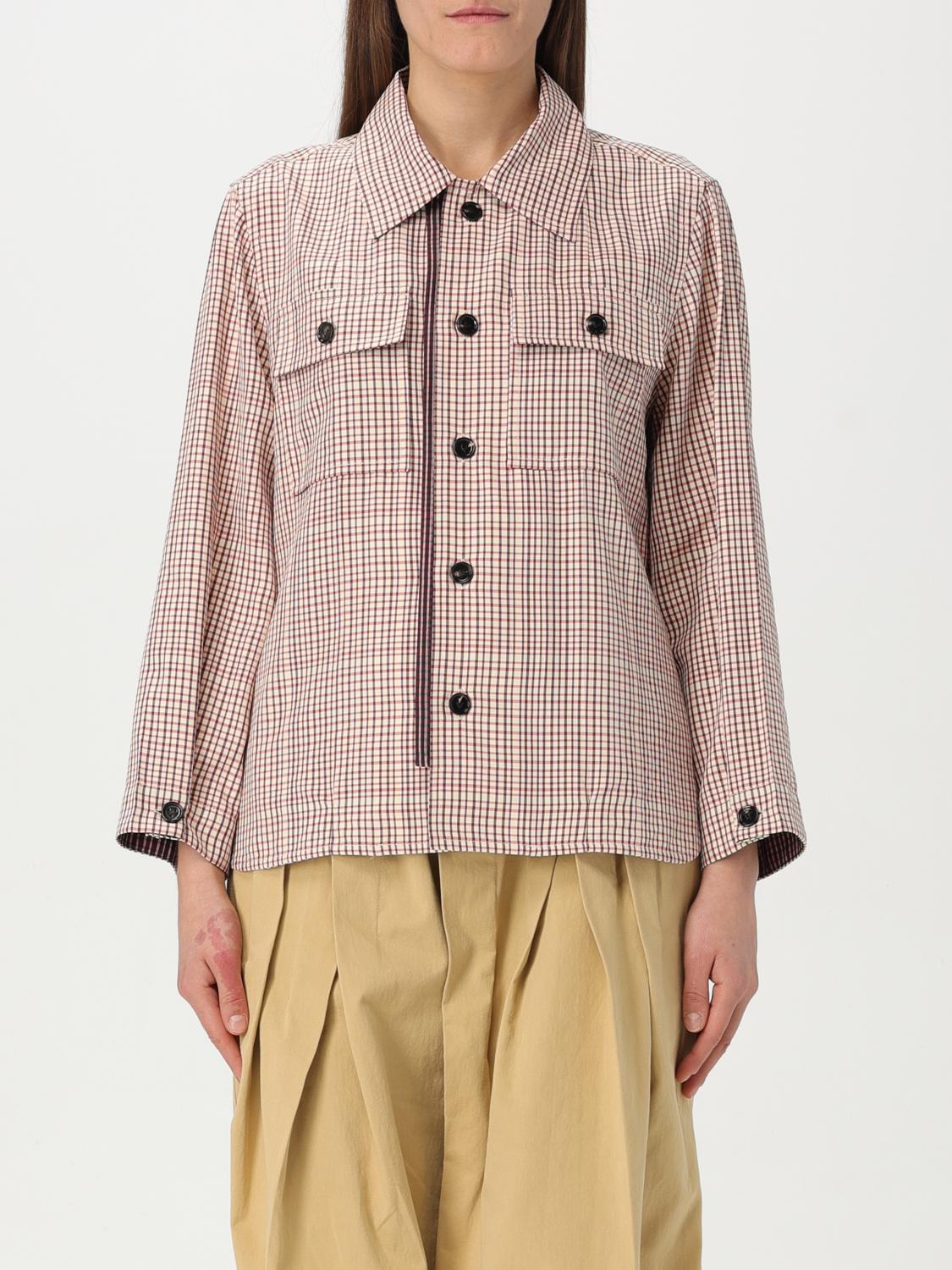 Bottega Veneta Check Viscose-blend Shirt In Pearl