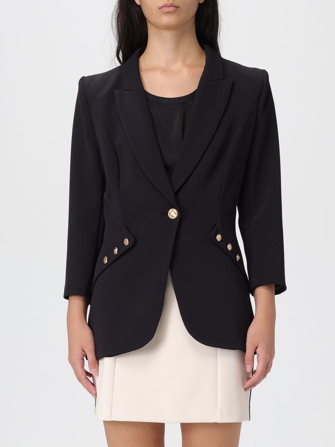 Elisabetta Franchi Blazer Woman Color Black In Black