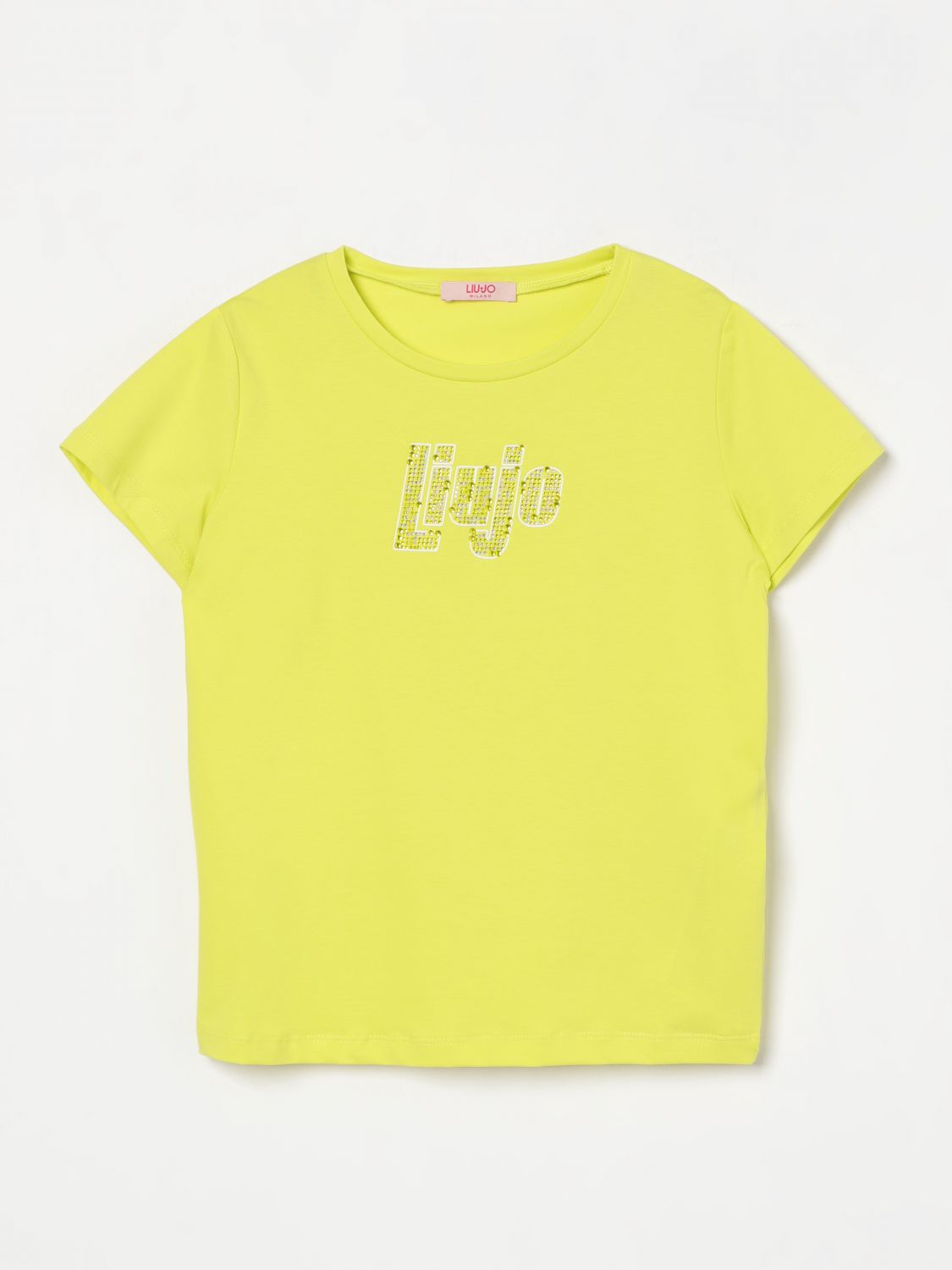 Shop Liu •jo T-shirt Liu Jo Kids Color Lime In Limette